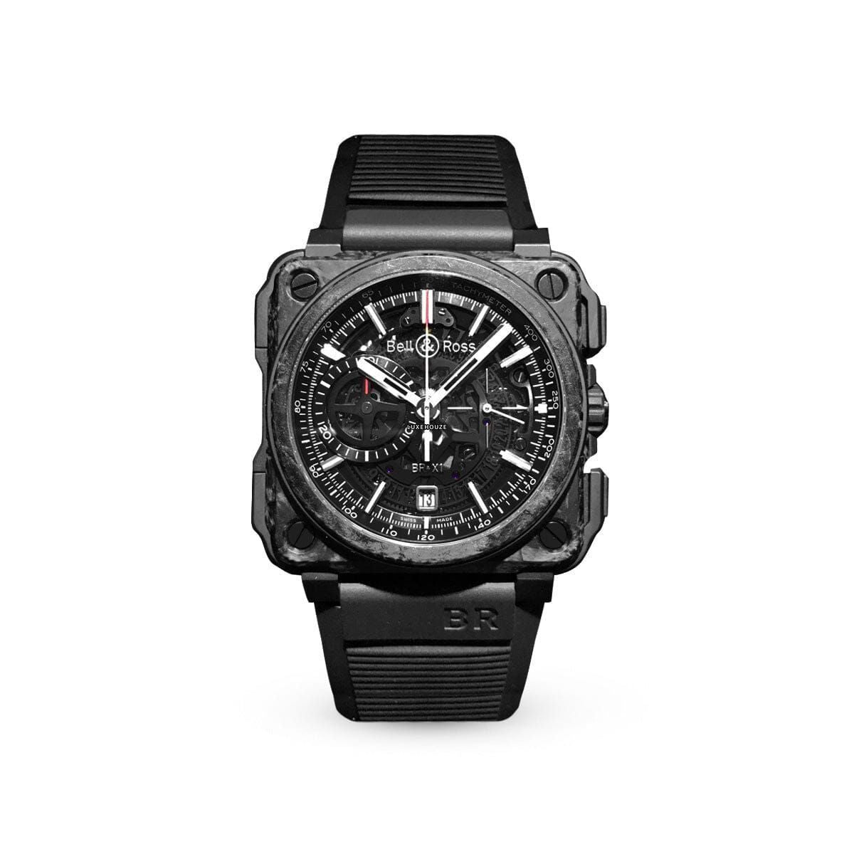BR-X1 Chronograph Carbone Forge Black BR-X1-CE-CF-Black-Bell & Ross