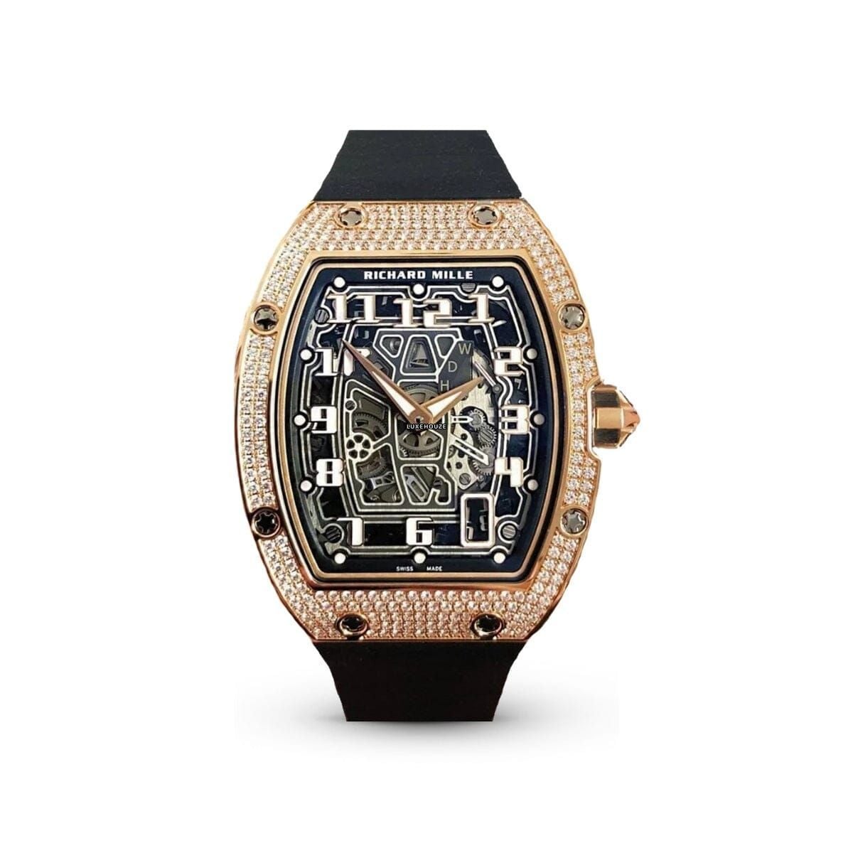 RM67-01 Rose Gold Full Set Diamonds-Richard Mille