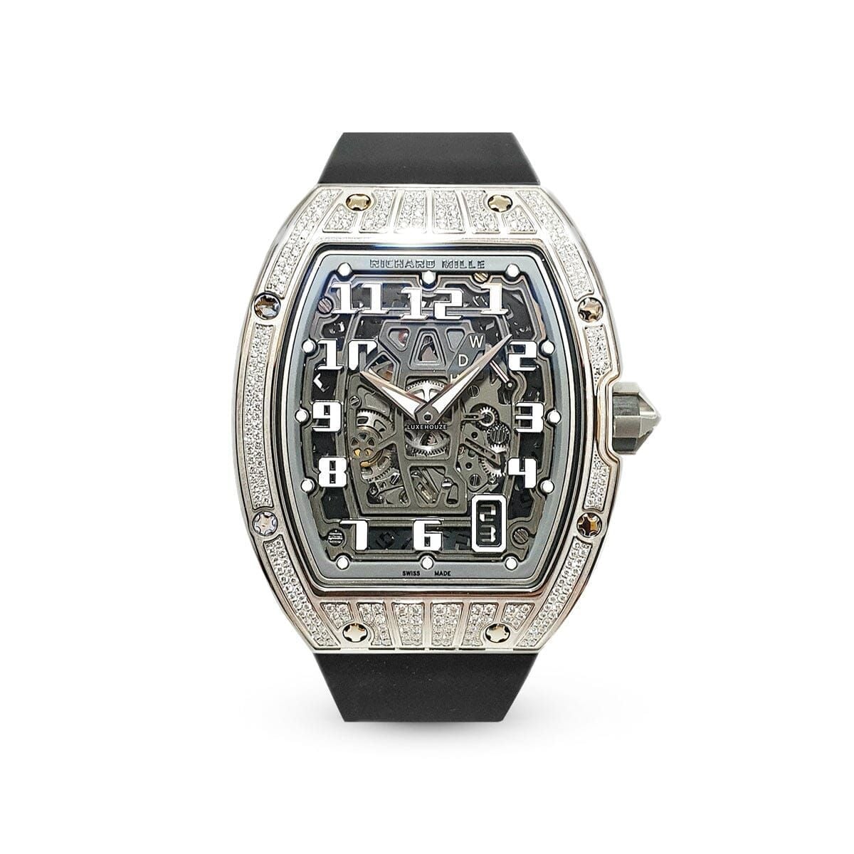 RM67-01 White Gold Medium Set Diamonds-Richard Mille