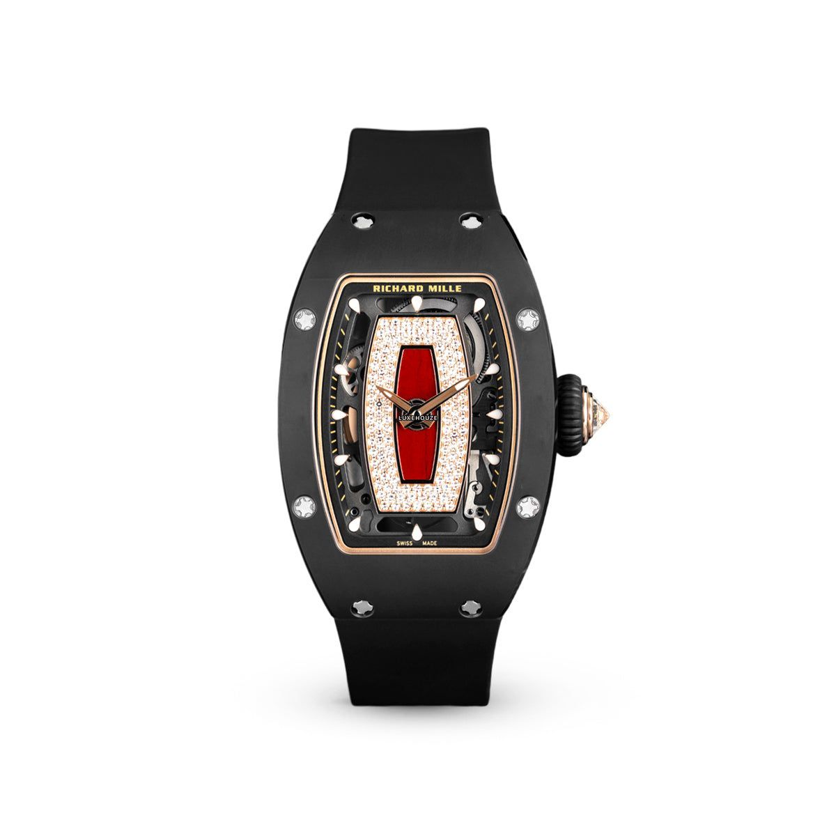 RM07-01 Black Ceramic Red Lips