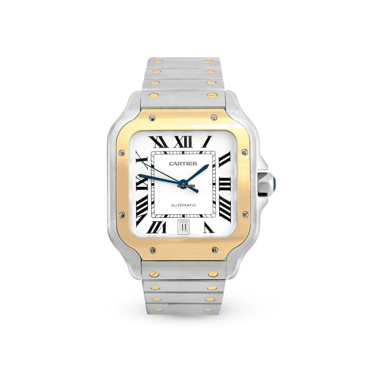 Santos Large W2SA0009 Silver-Cartier