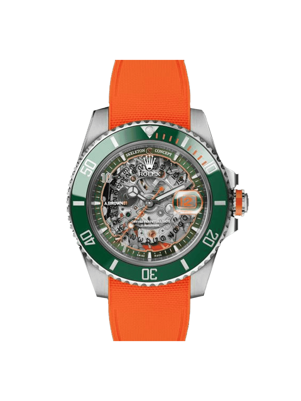 Submariner Hulk Antonio Brown Concept-Skeleton Concept