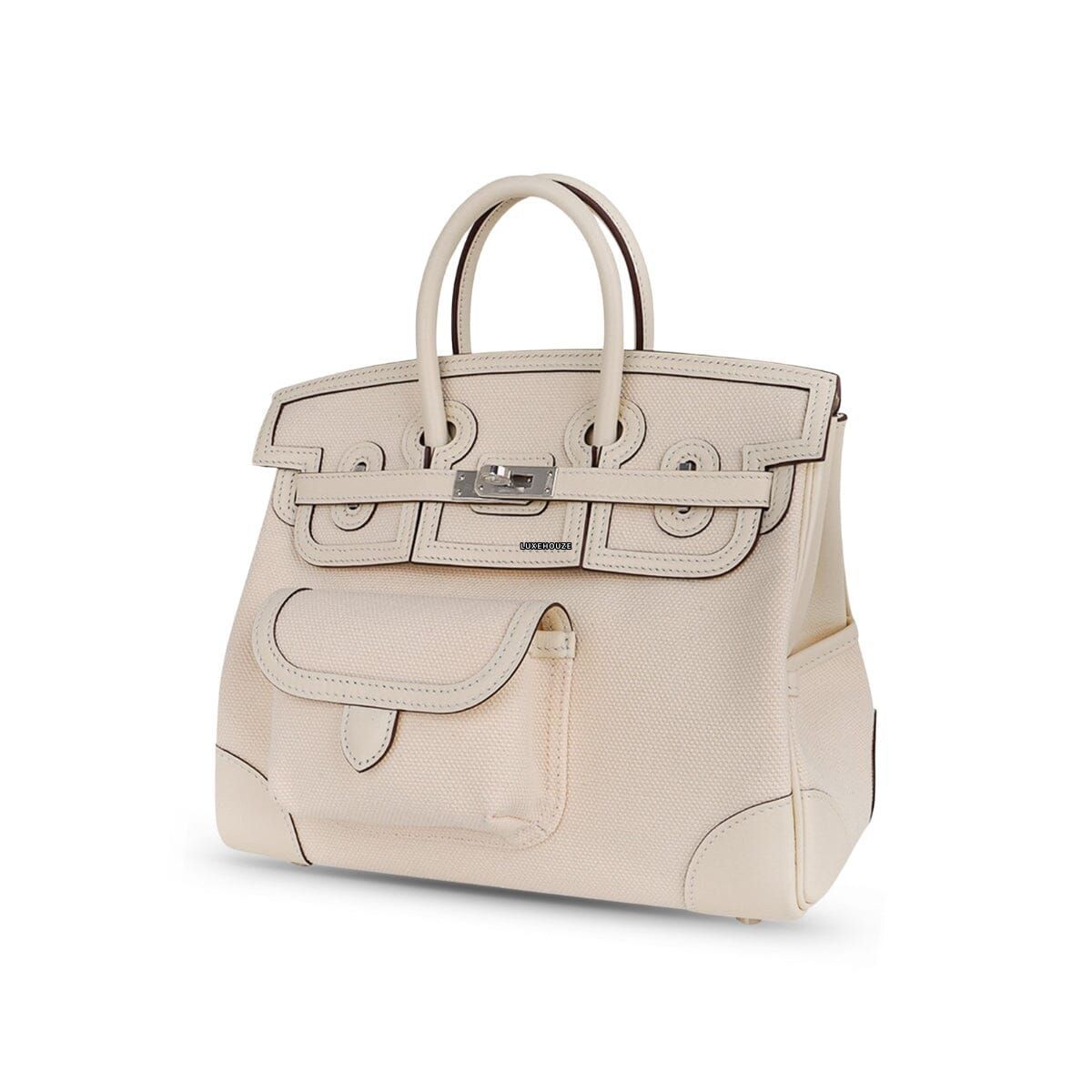 Birkin 25 Cargo Nata PHW U