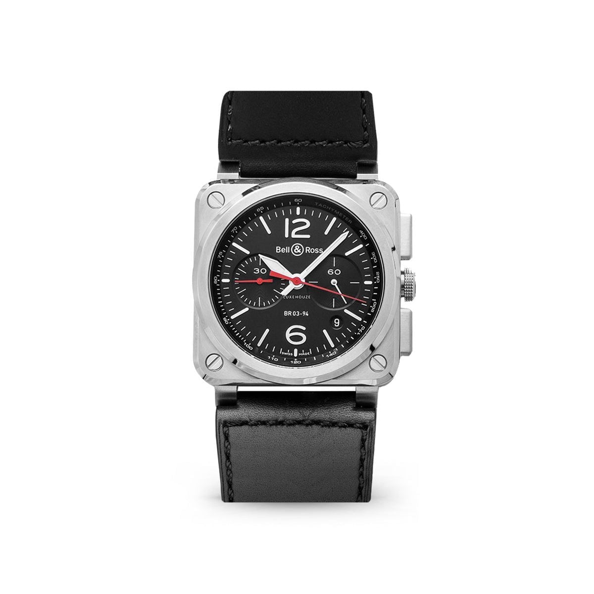 BR03 Chrono BR0394-BLC-ST/SCA Black-Bell & Ross