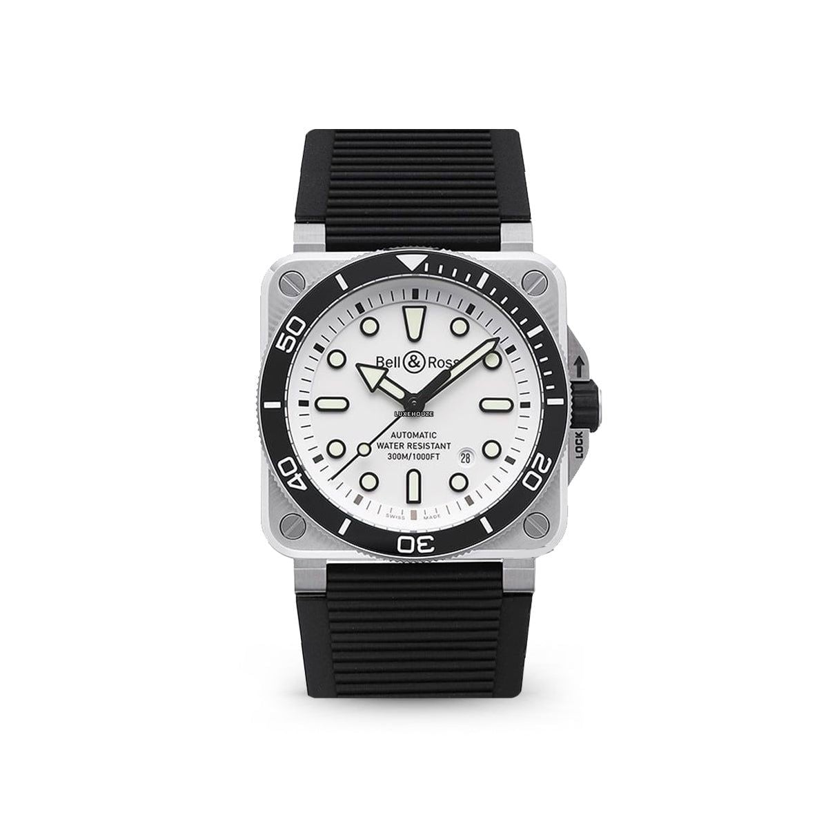 BR03 BR03A-D-WH-ST/SRB White-Bell & Ross