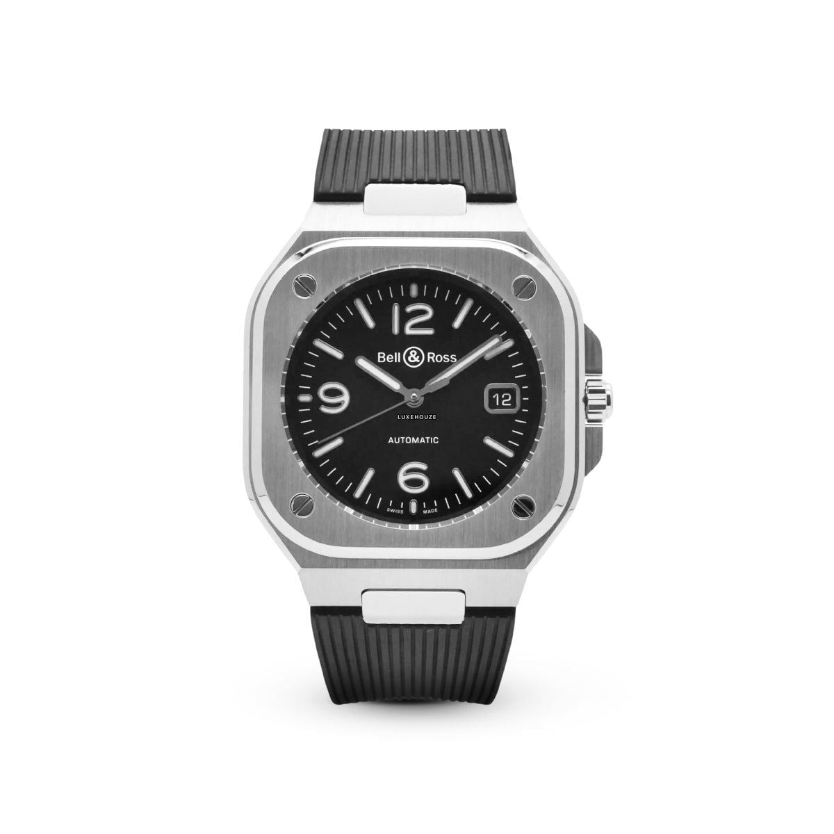 BR05 BR05A-BL-ST/SRB Black-Bell & Ross