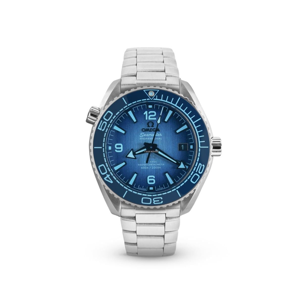 Seamaster Planet Ocean 600M 21530402003002 Blue Dial, Bracelet-Omega