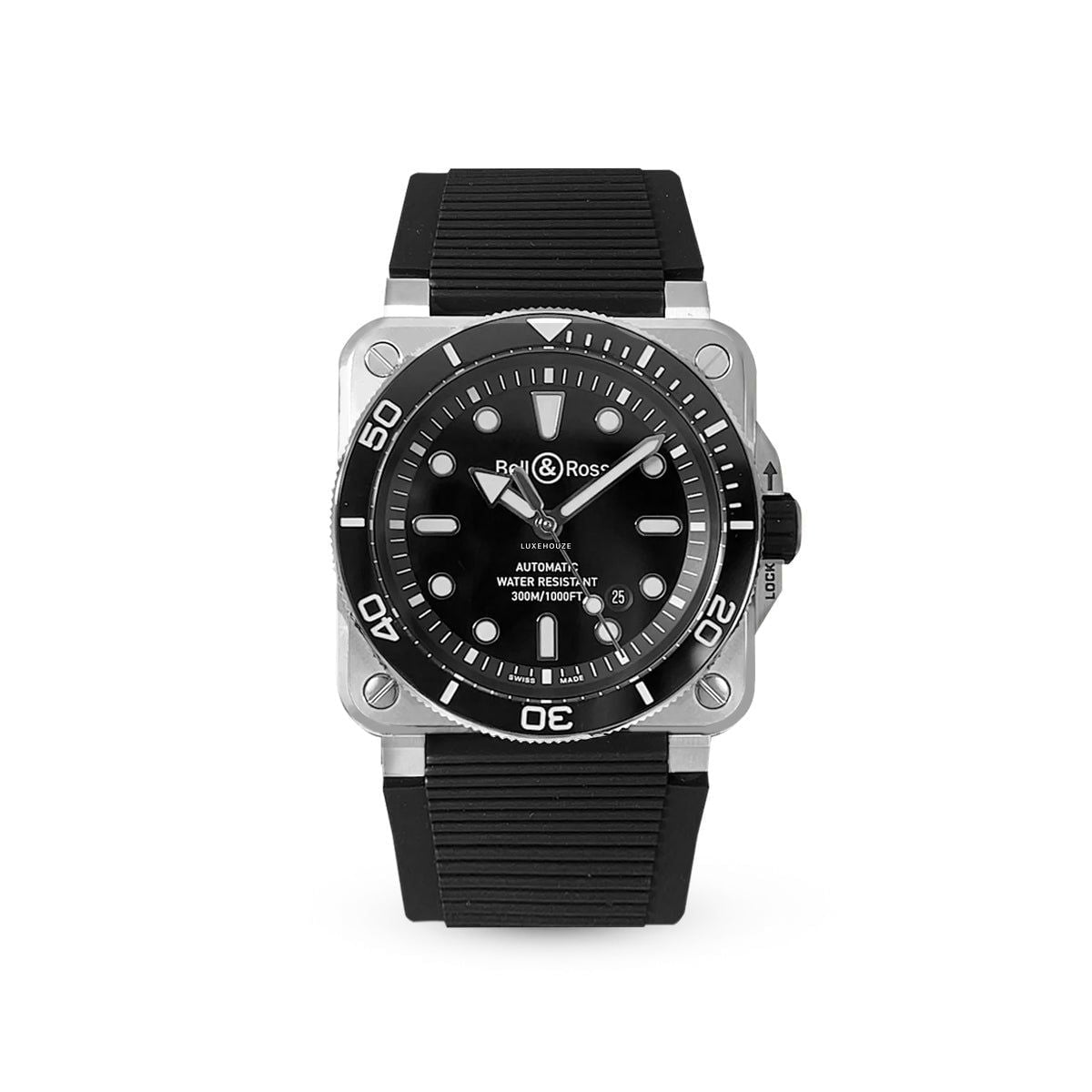 BR03 BR03A-D-BL-ST/SRB Black-Bell & Ross