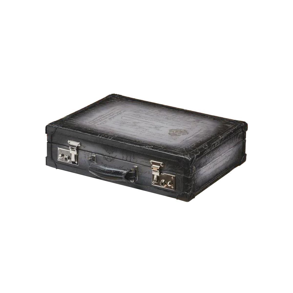 Watch Collector Case - Master Edition Parchment Patina Grey - Size: For 10 Watches & 2 Pockets-Bosphorus