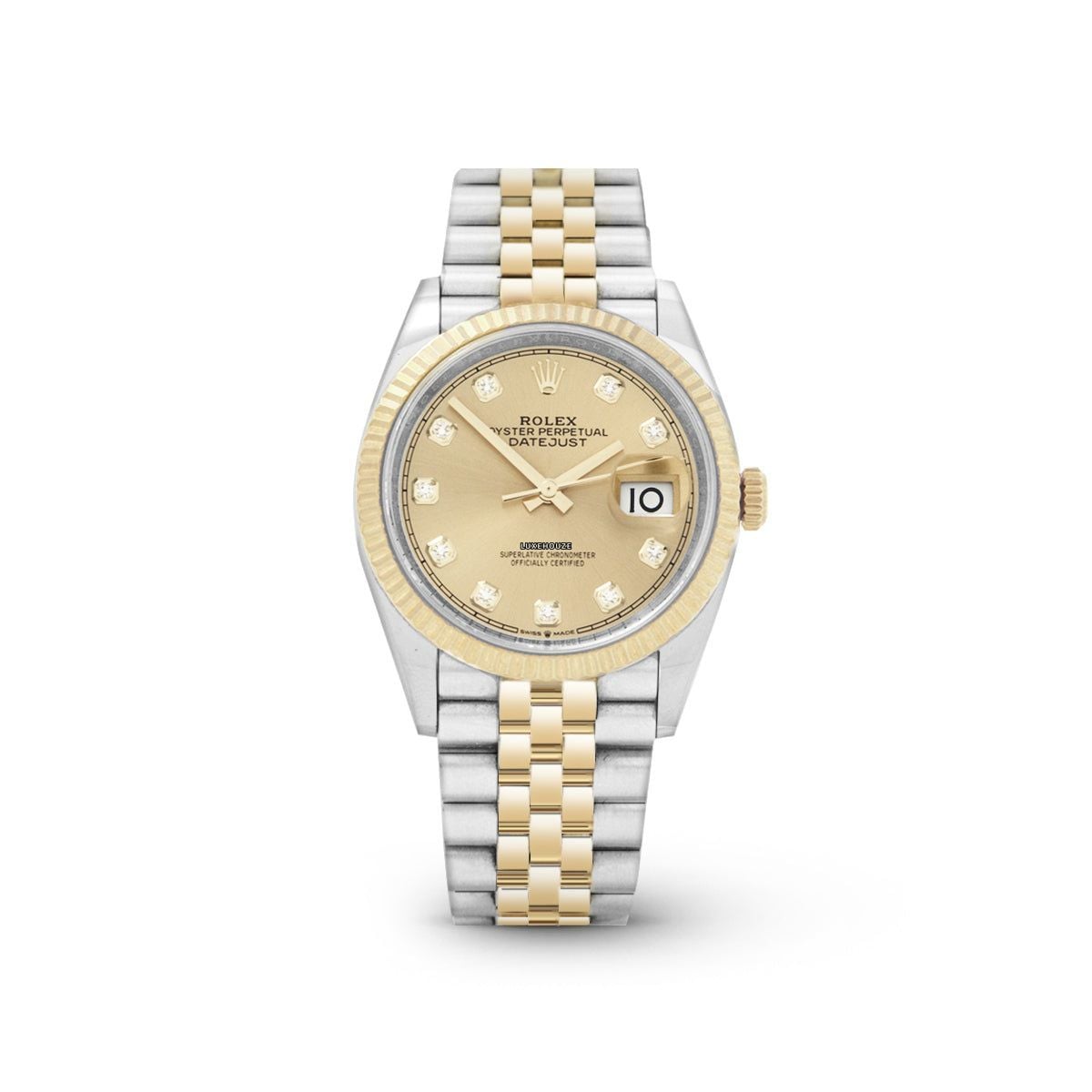 Datejust 36 126233G Champagne Jubilee-Rolex