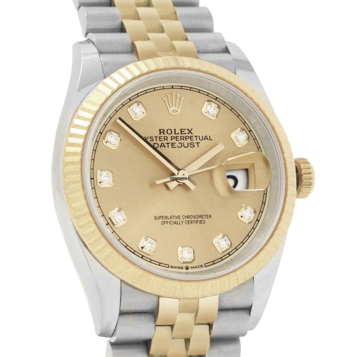 Datejust 36 126233G Champagne Jubilee