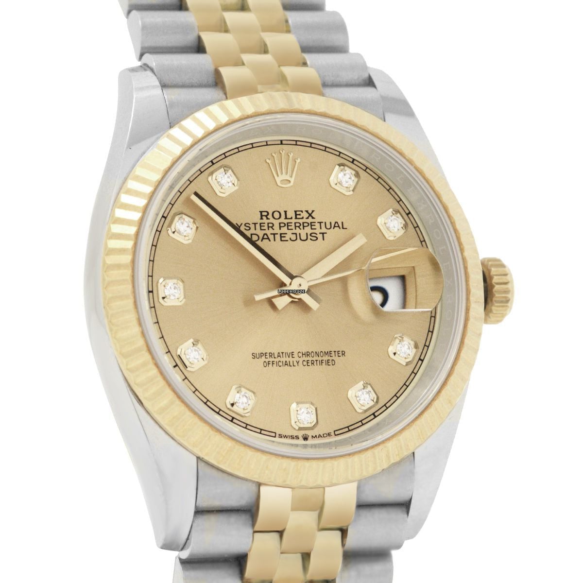Datejust 36 126233G Champagne Jubilee