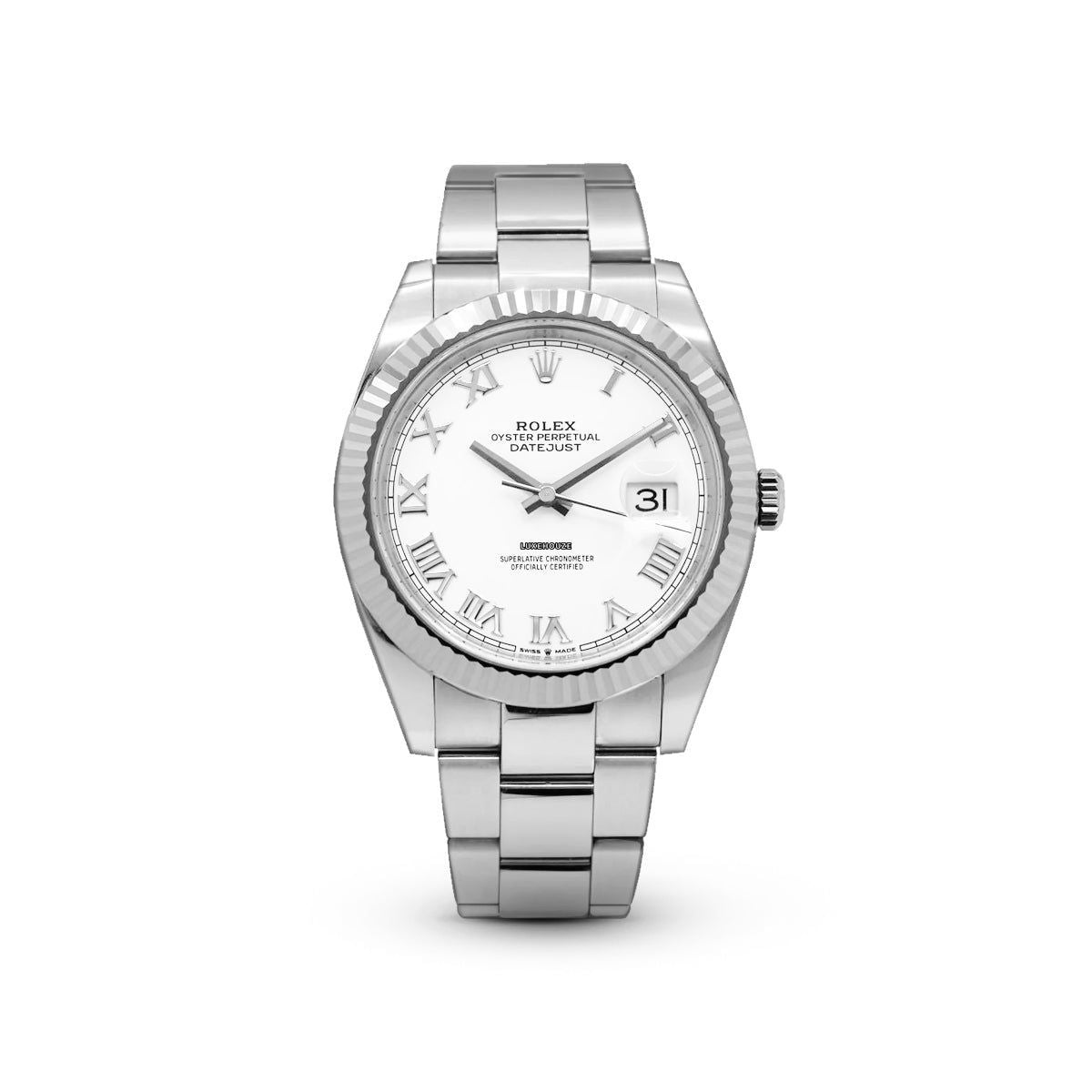 Datejust 41 126334 White Roman Oyster-Rolex