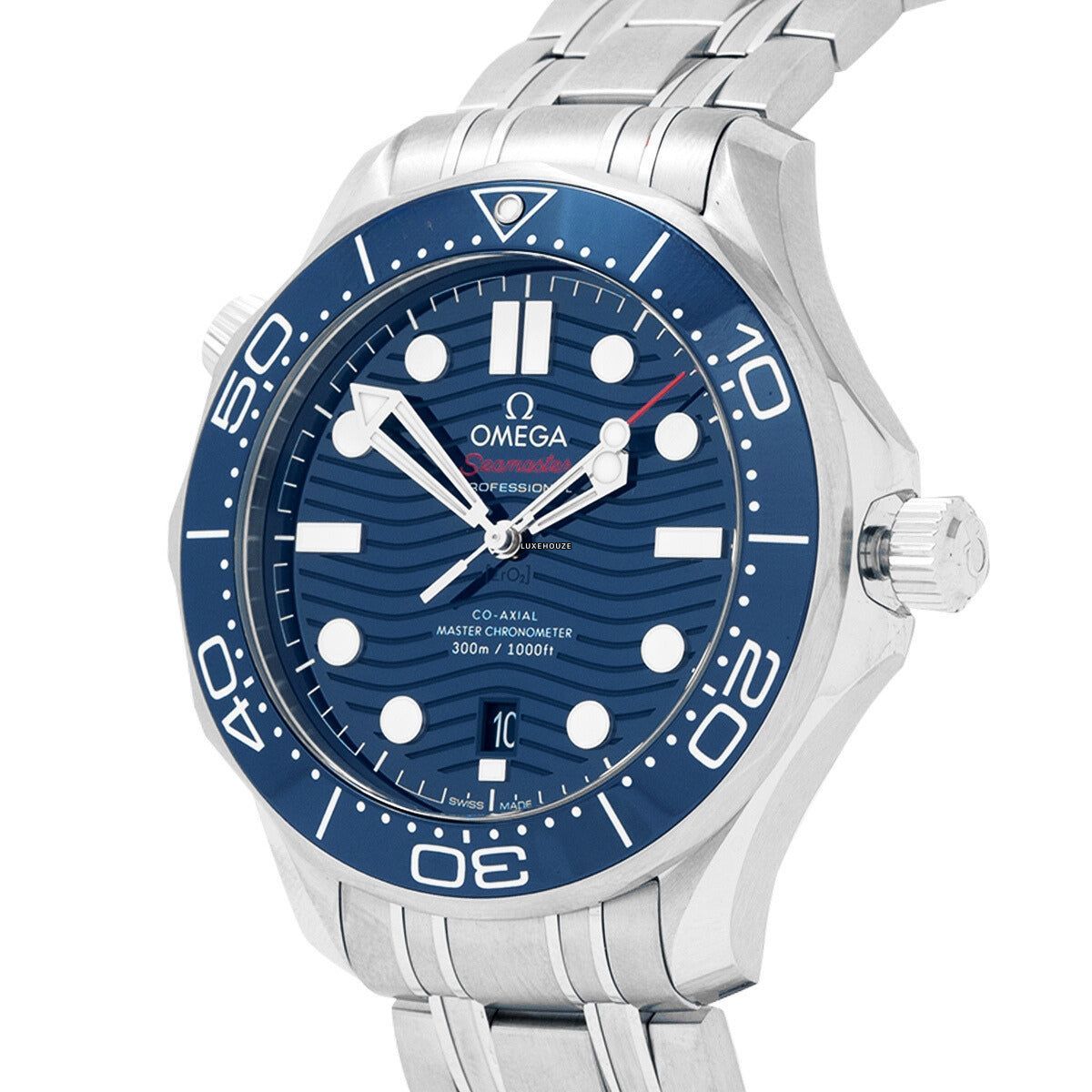 Seamaster Diver 300M 21030422003001 Blue Dial, Bracelet