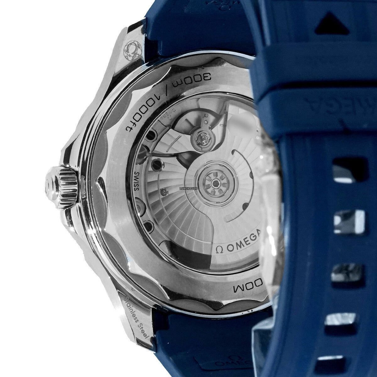 Seamaster Co-Axial 300M 21032422003001 Blue Dial, Rubber Strap