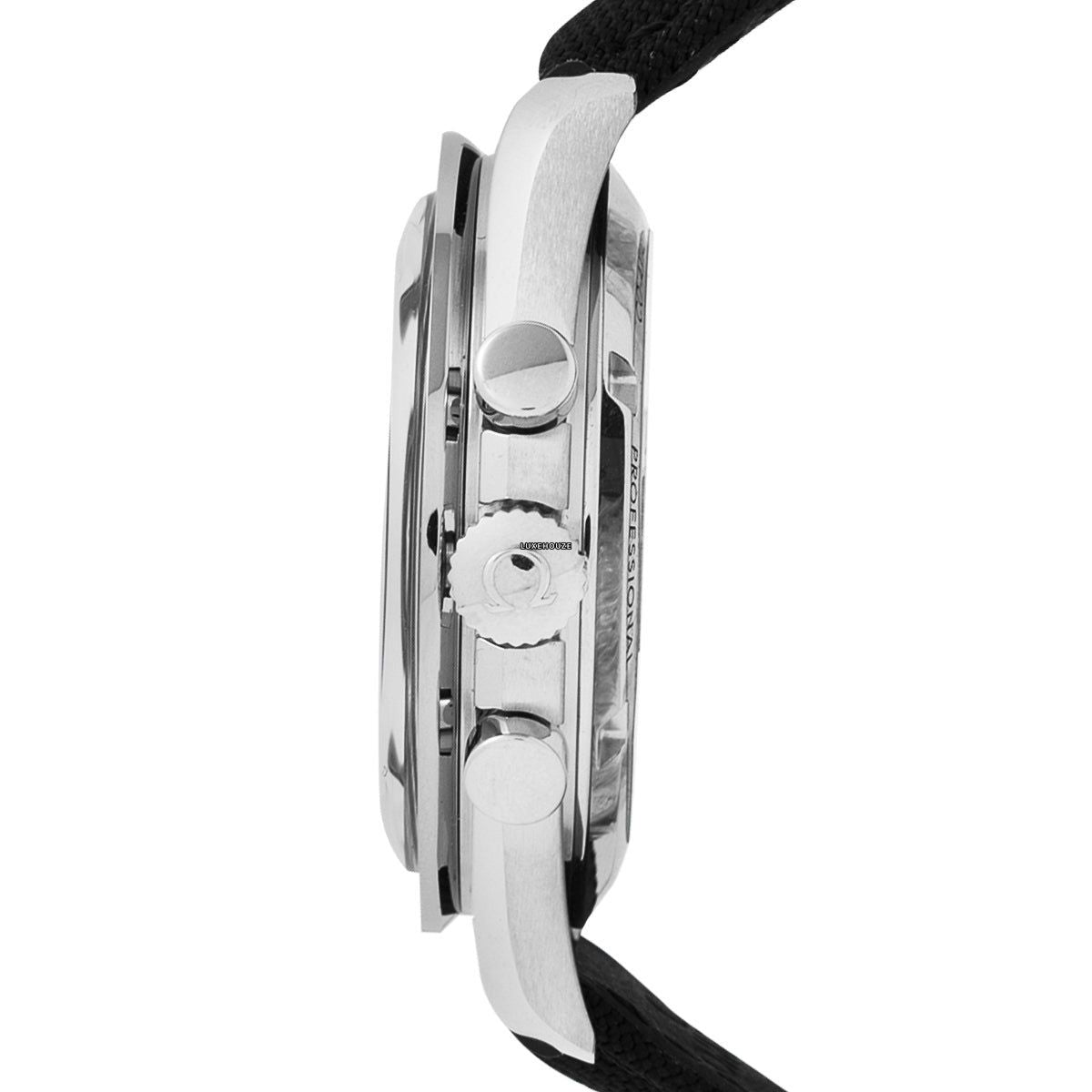 Speedmaster Moonwatch 31032425001001 Black Dial, Hesalite Crystal, Nylon Fabric Strap