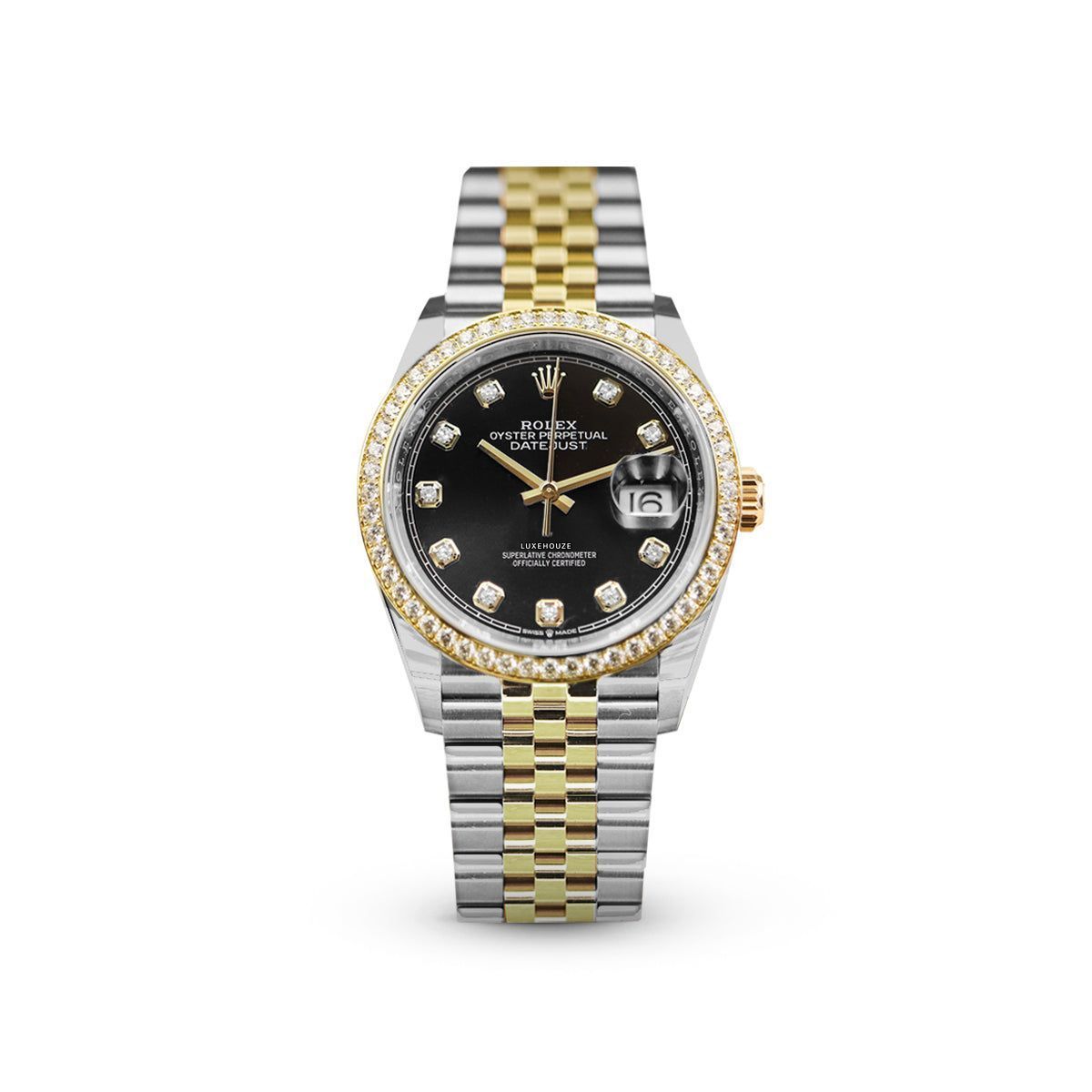 Datejust 36 126283RBR Black Diamond Jubilee-Rolex