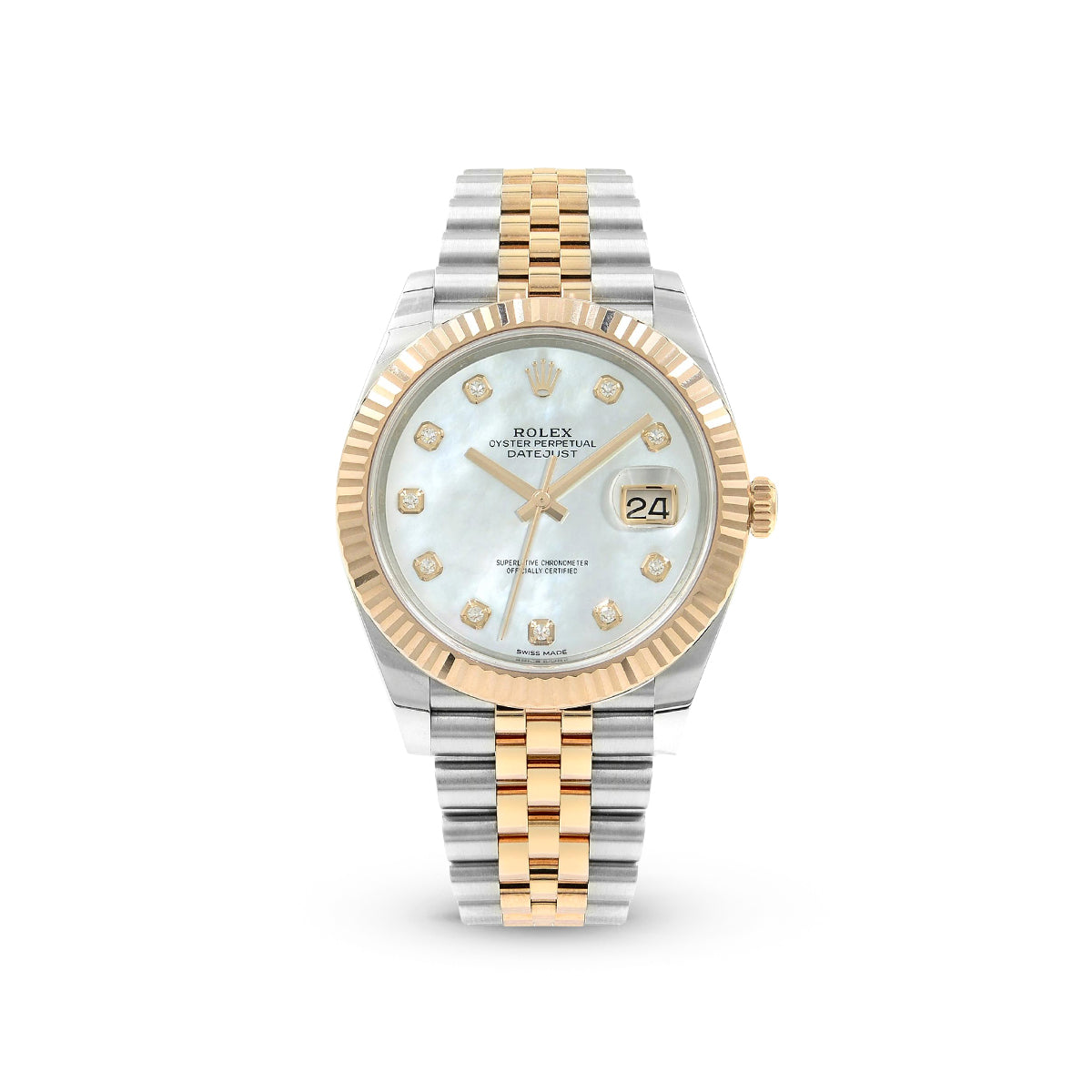 Datejust 41 126331 White MOP Jubilee