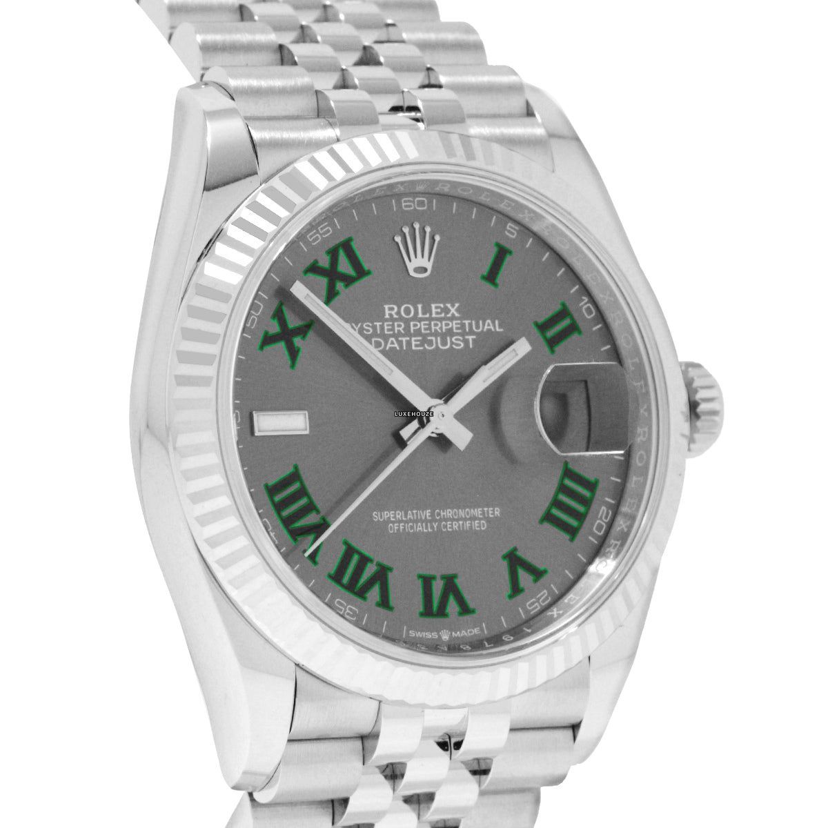 Datejust 36 126234 Wimbledon Roman Jubilee
