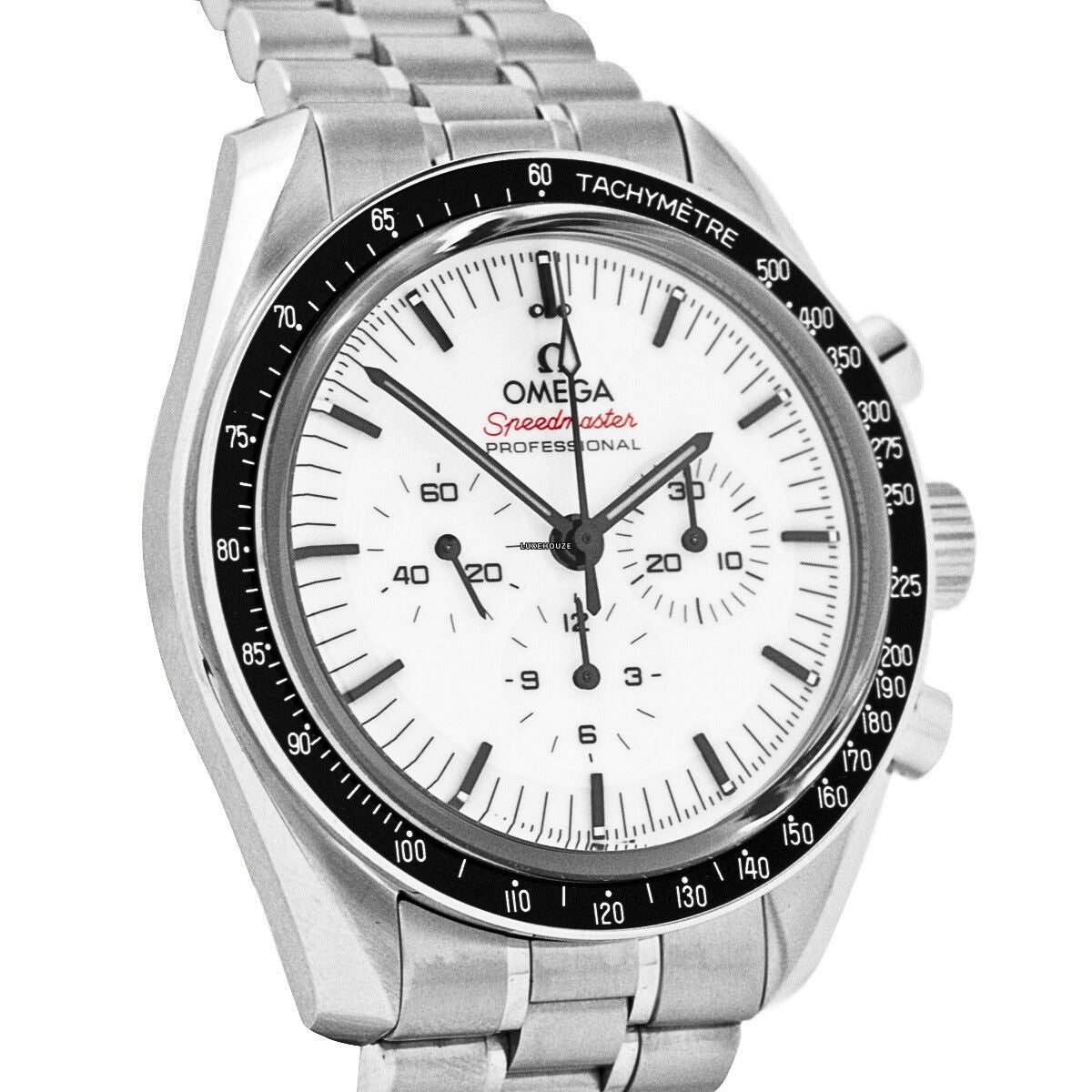 Speedmaster Moonwatch 31030425004001 White Dial, Bracelet