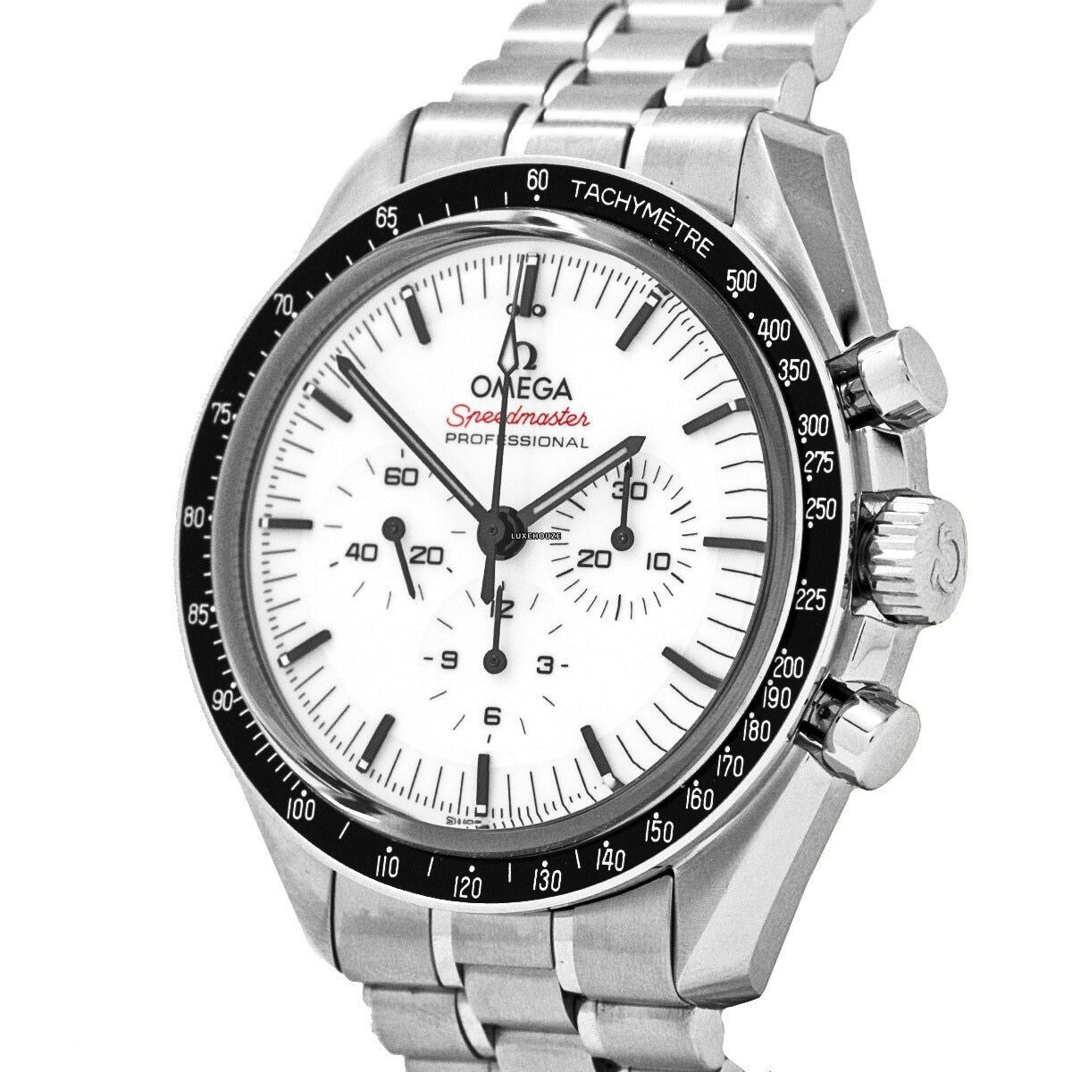 Speedmaster Moonwatch 31030425004001 White Dial, Bracelet