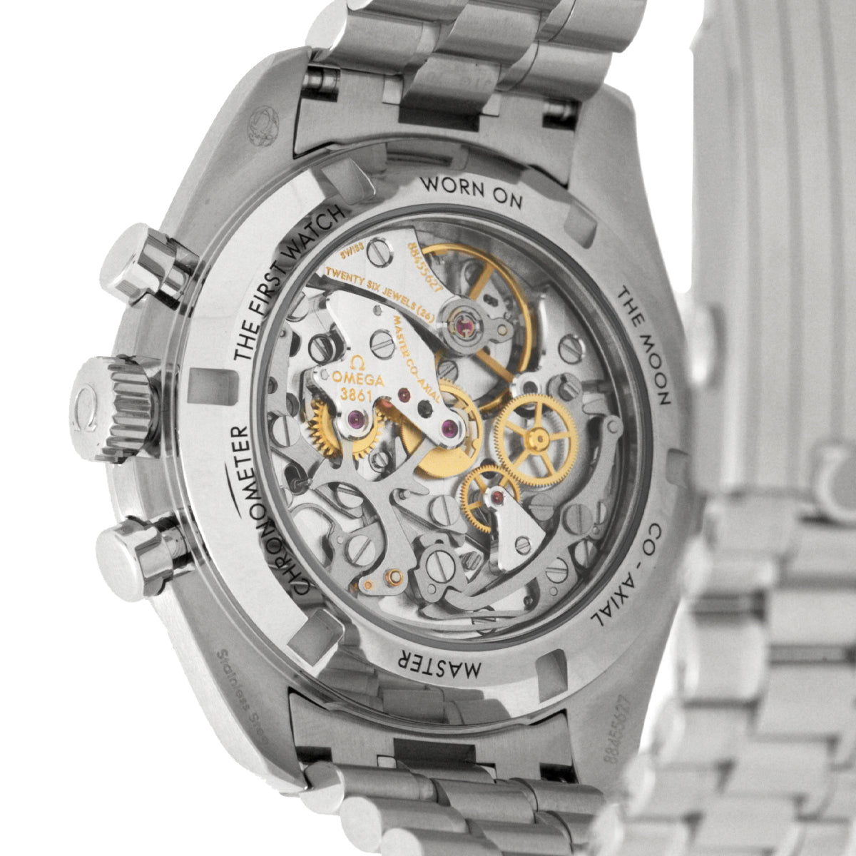 Speedmaster Moonwatch 31030425004001 White Dial, Bracelet