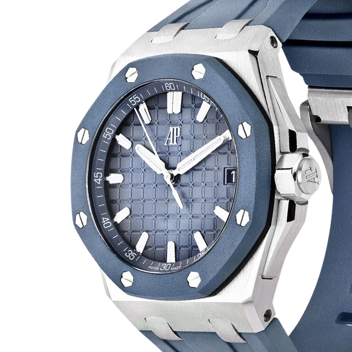 Royal Oak Offshore 15605SK.OO.A350CA.01 Smoked Blue