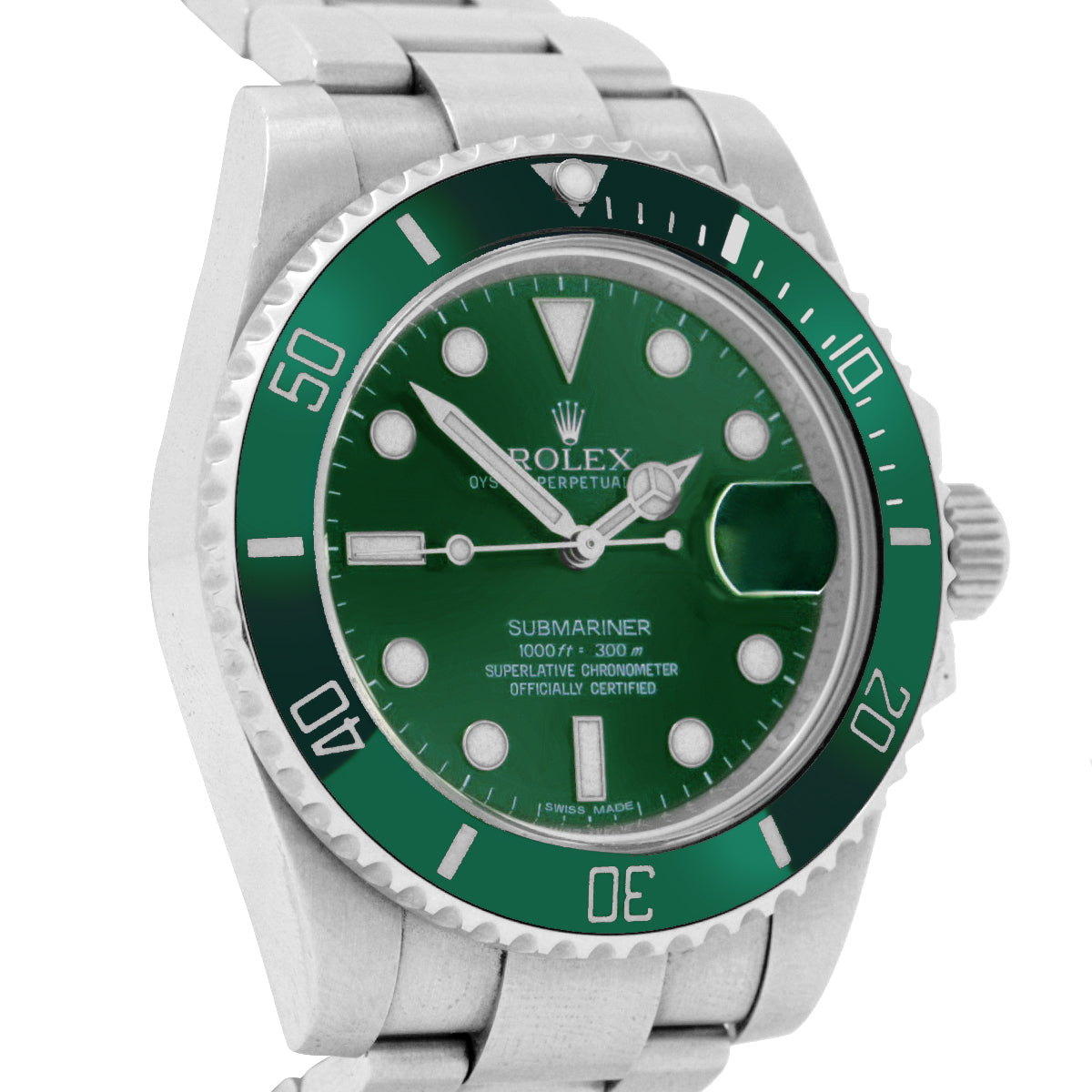 Submariner Date 116610LV Green
