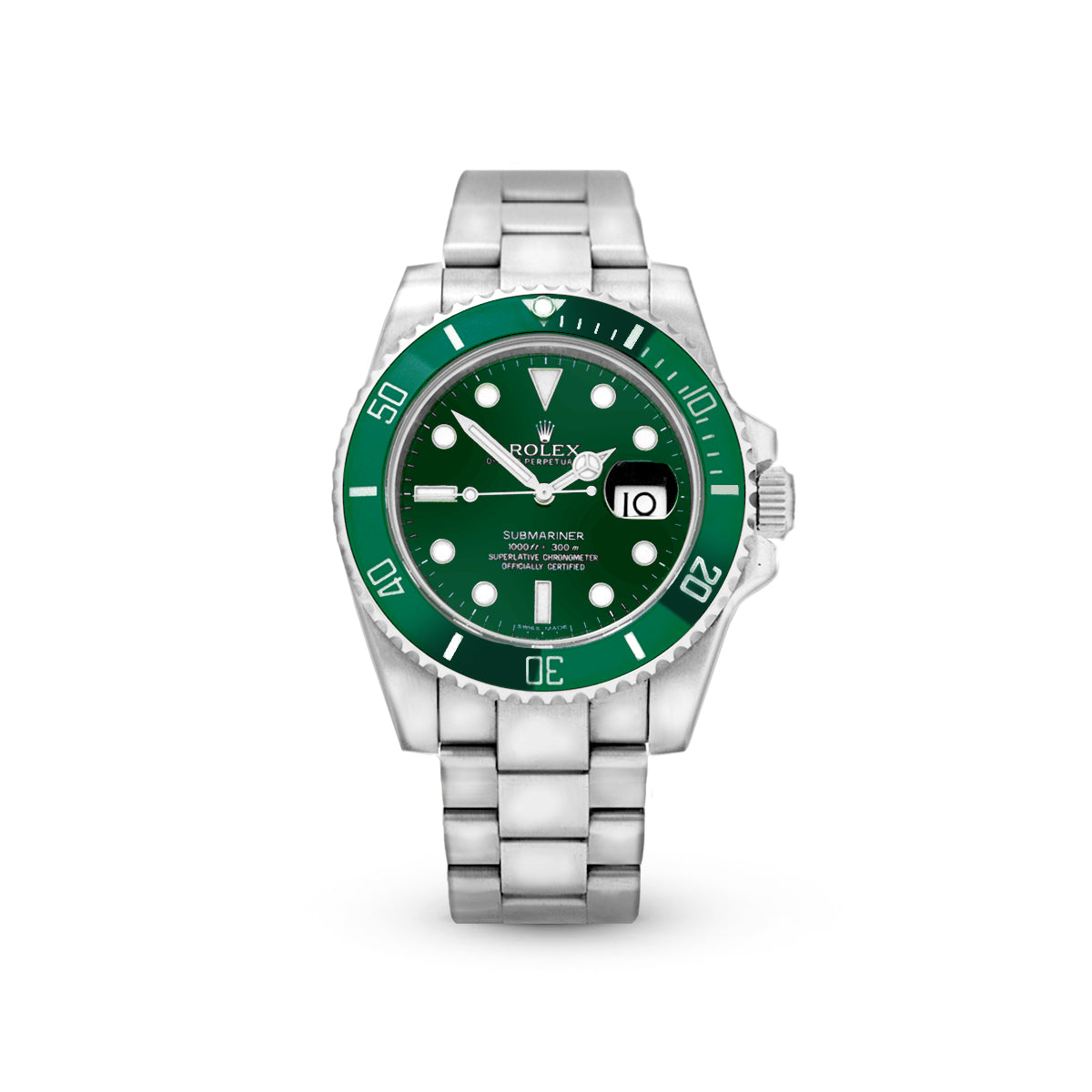 Submariner Date 116610LV Green