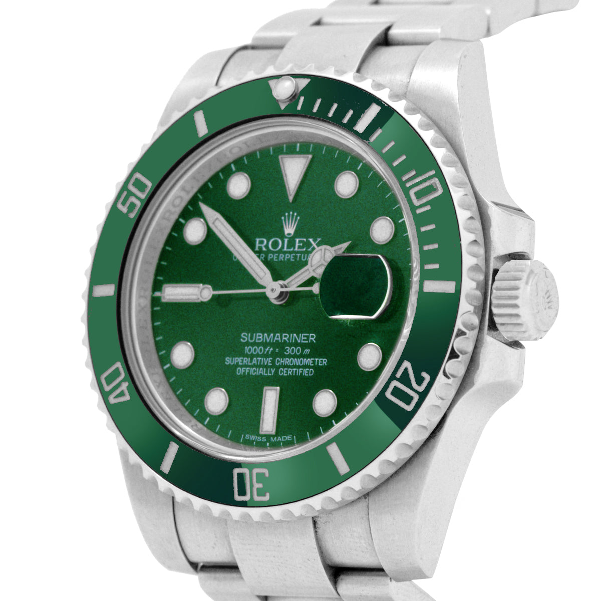 Submariner Date 116610LV Green