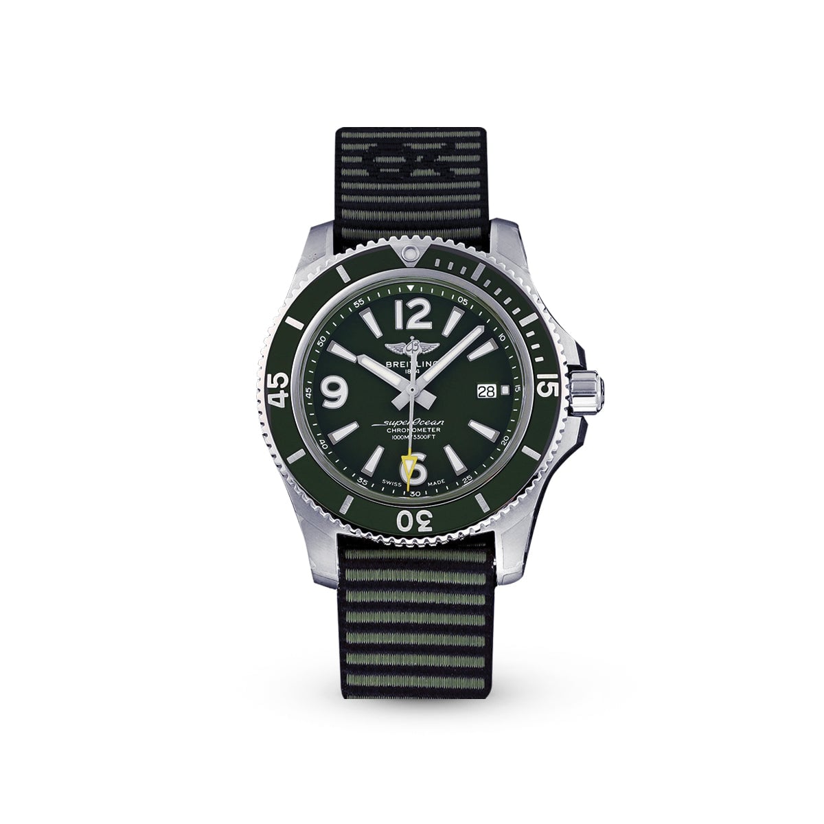 Superocean 44 A17367A11L1W1 Green-Breitling