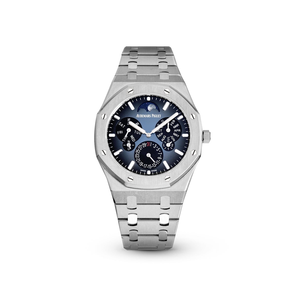Royal Oak 26586TI.OO.1240TI.01 Smoked Blue-Audemars Piguet