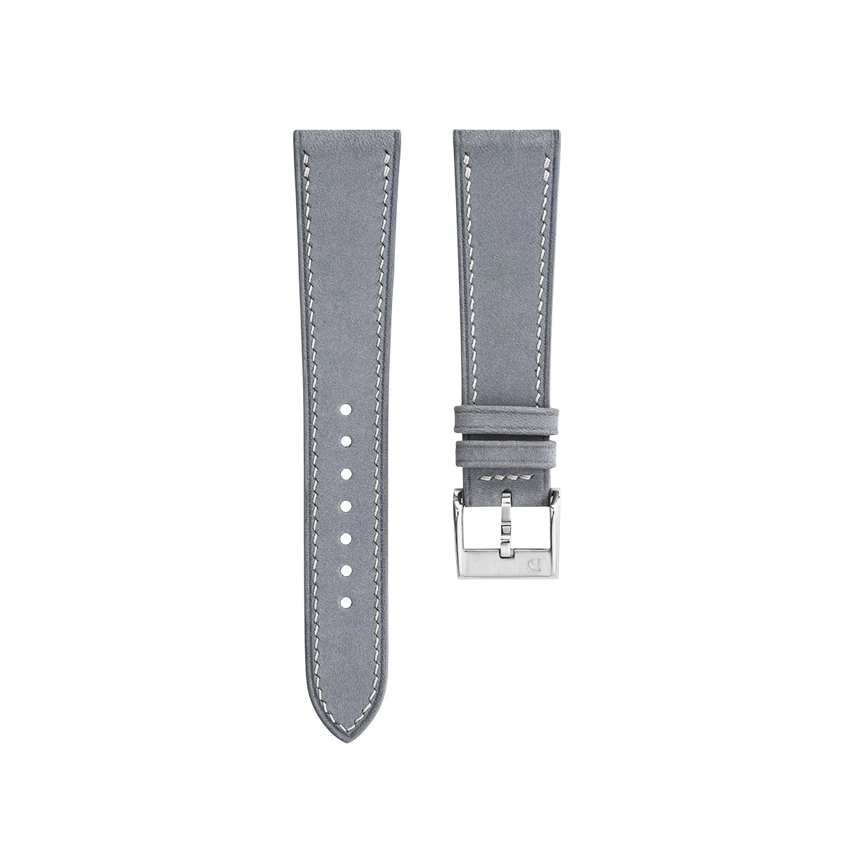 Light Grey Nubuck Slim Strap