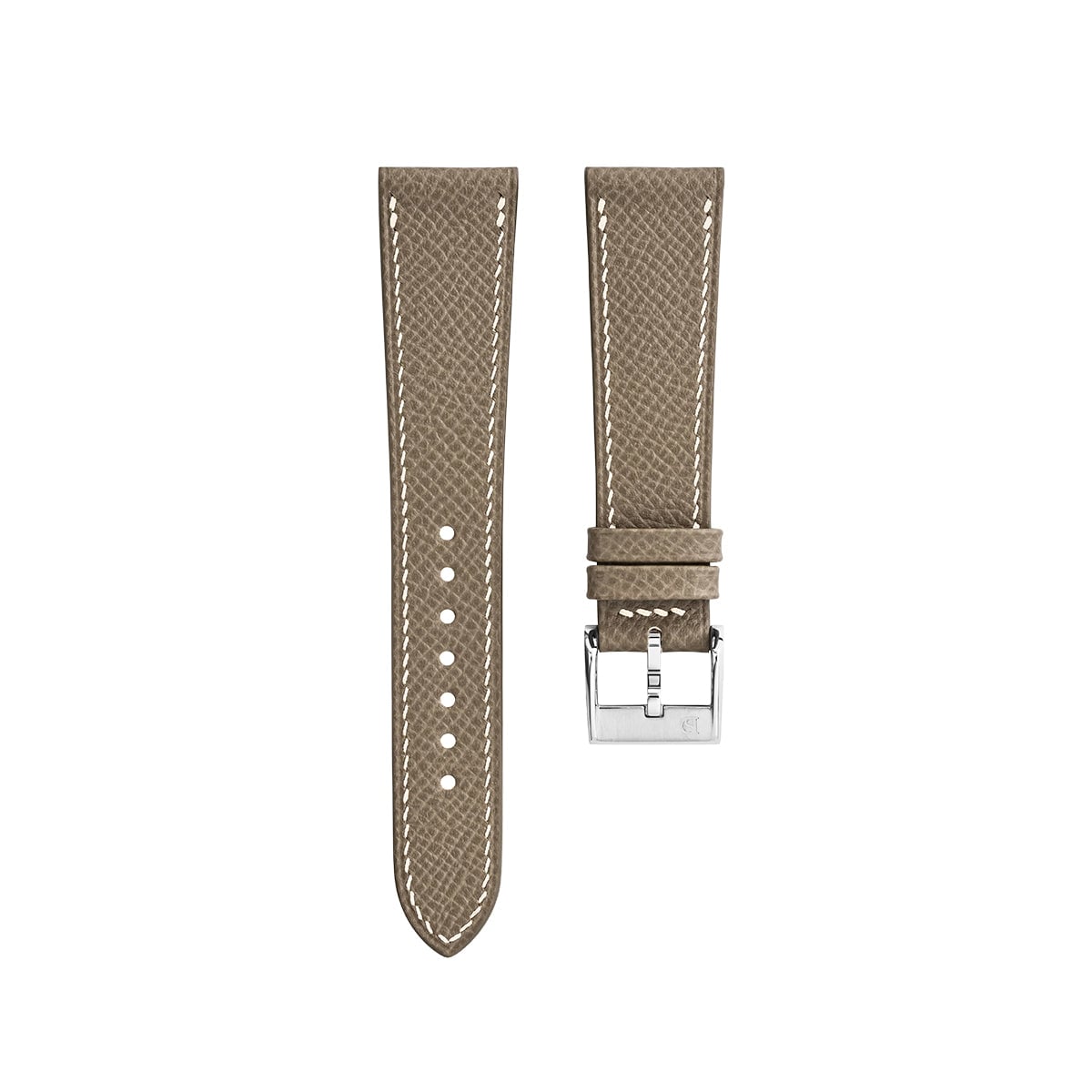 Taupe Epsom Slim Strap-Delugs