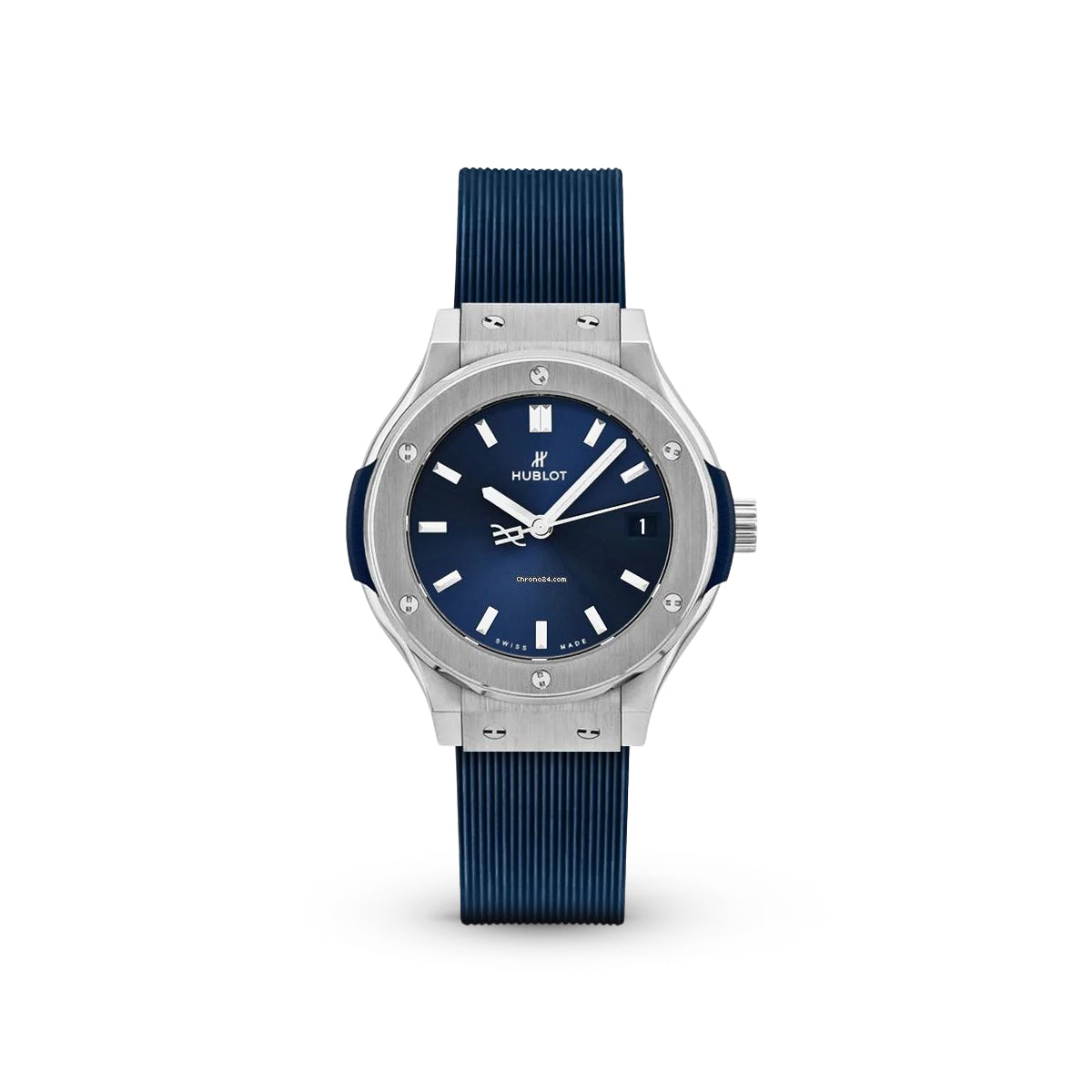Jam Tangan Hubot Classic Fusion 29 Blue Original di