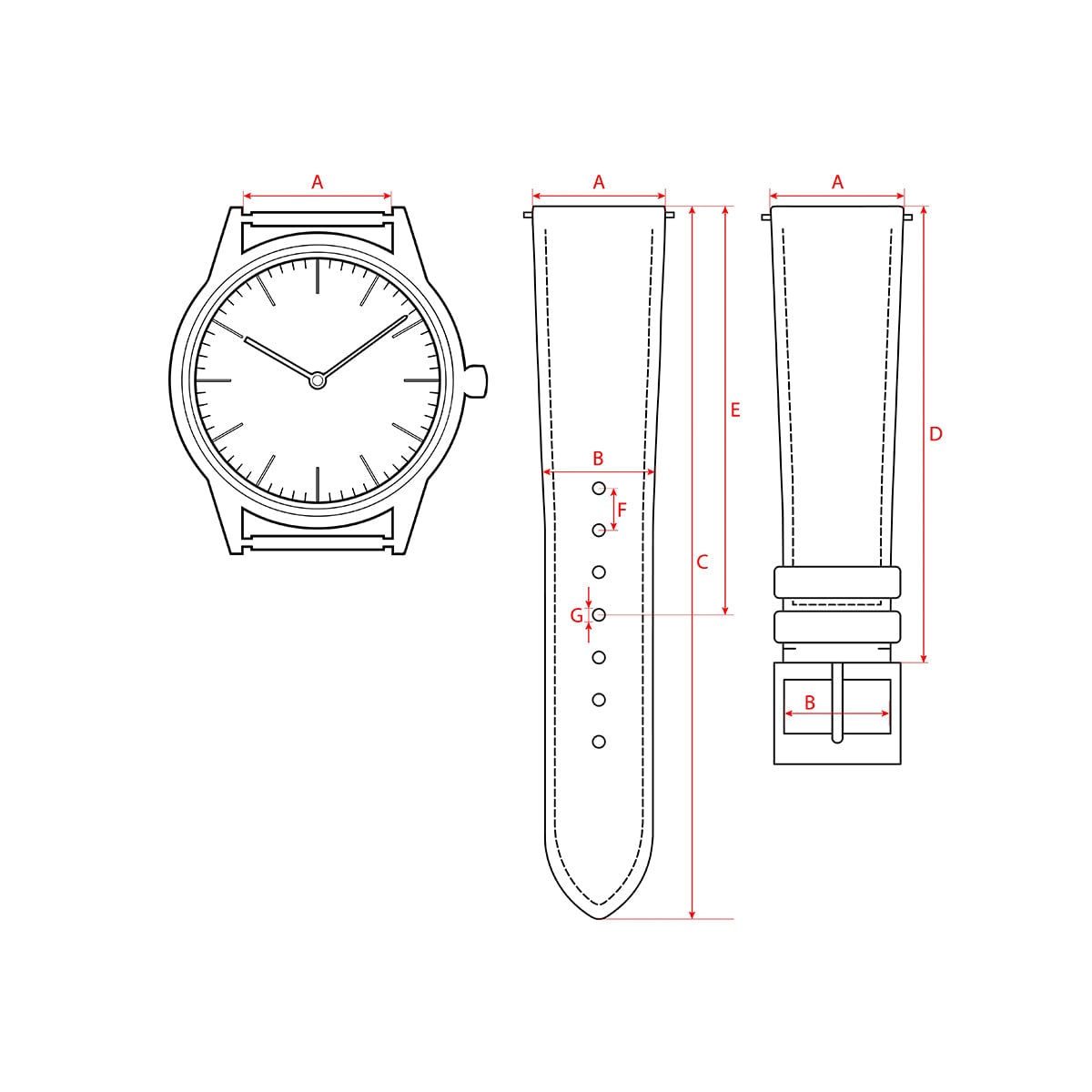 Emerald Green Rubber CTS Strap