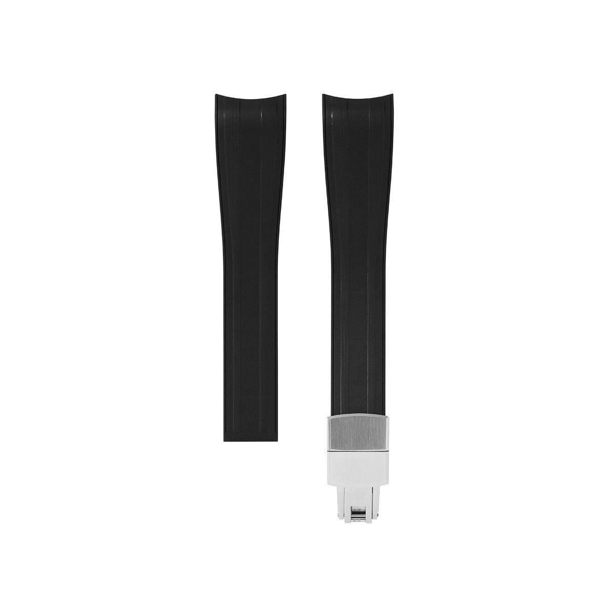 Black Rubber CTS Strap for Rolex Submariner-Delugs
