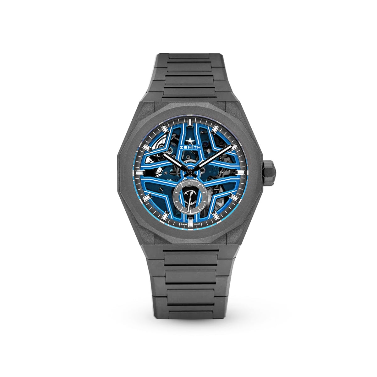 Defy Skyline Skeleton Night Surfer 97.9300.3620/79.I001 Blue-Zenith