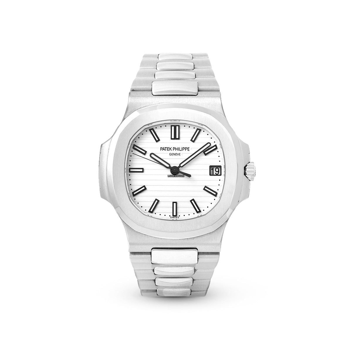 Wallpaper Patek Nautilus 5711 White Dial Patek Philippe Nautilus