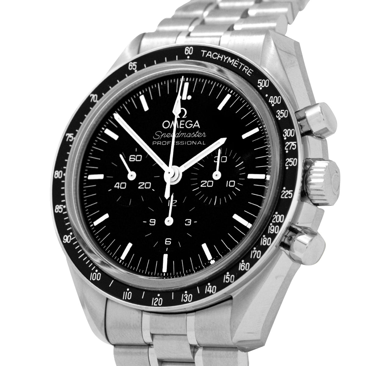 Speedmaster Moonwatch 31030425001002 Black Dial, Bracelet