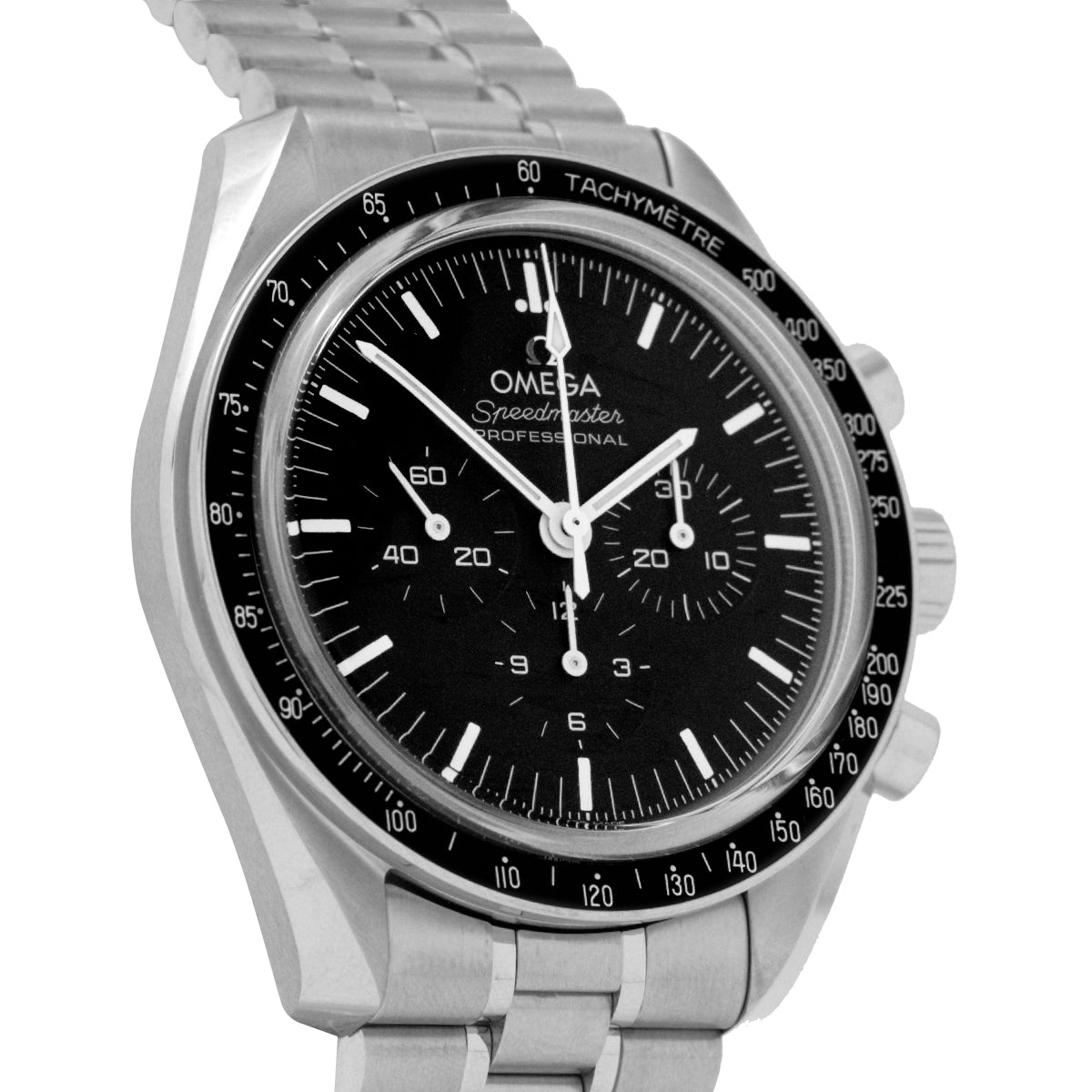 Speedmaster Moonwatch 31030425001002 Black Dial, Bracelet
