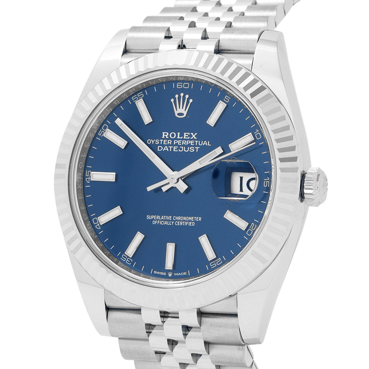 Datejust 41 126334 Blue Index Jubilee