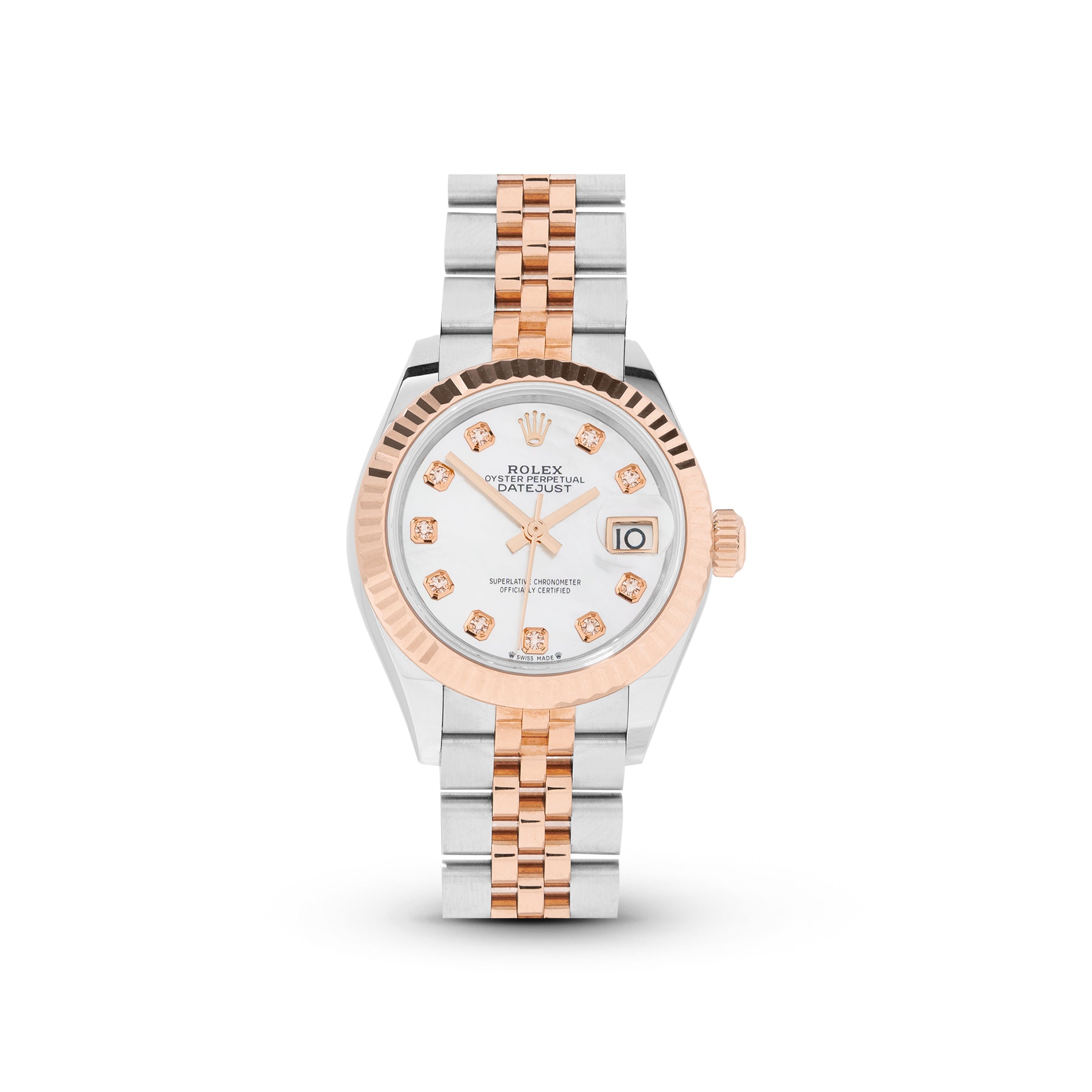Lady Datejust 28 279171NG White MOP Jubilee-Rolex