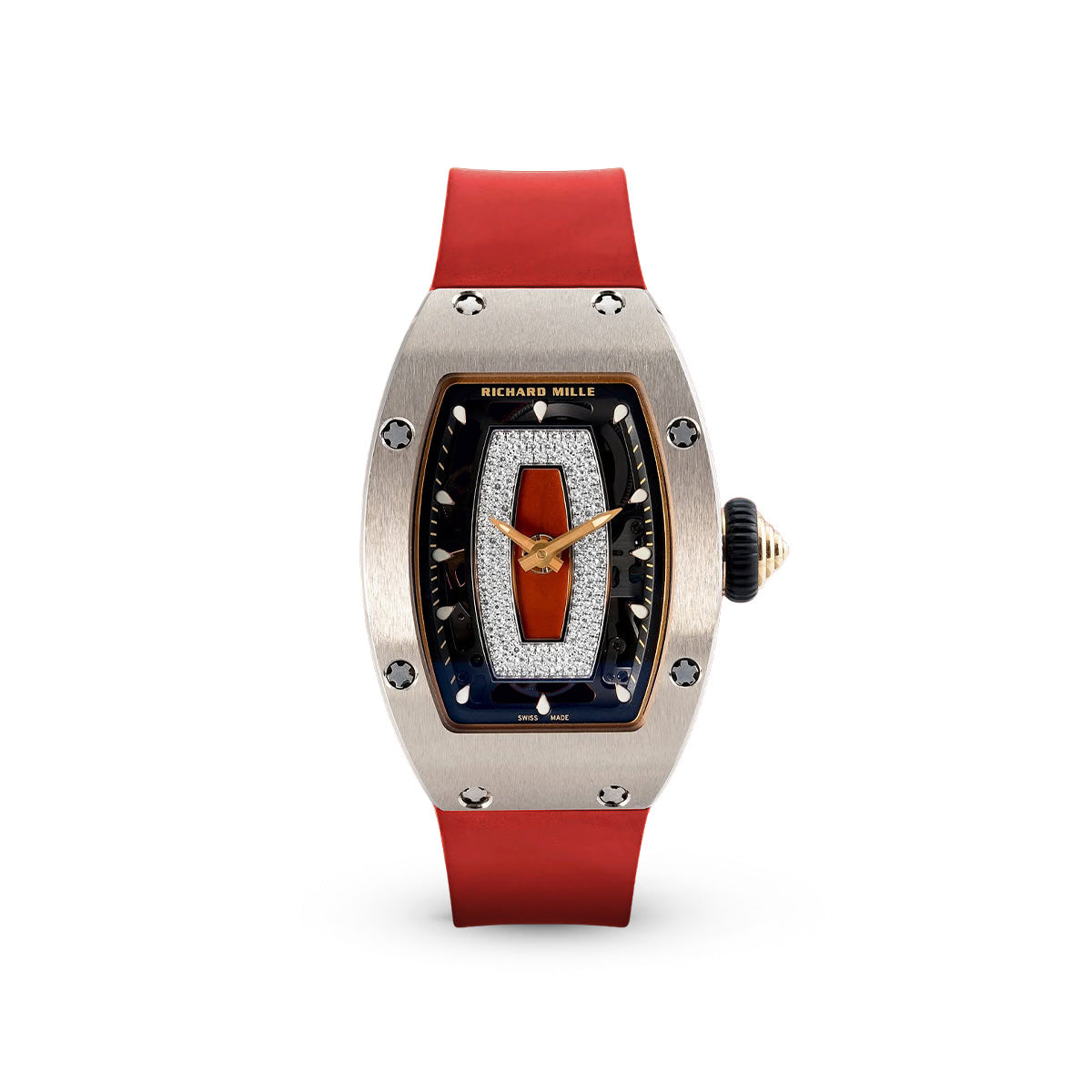 RM07-01 Plain White Gold (Red Lips)