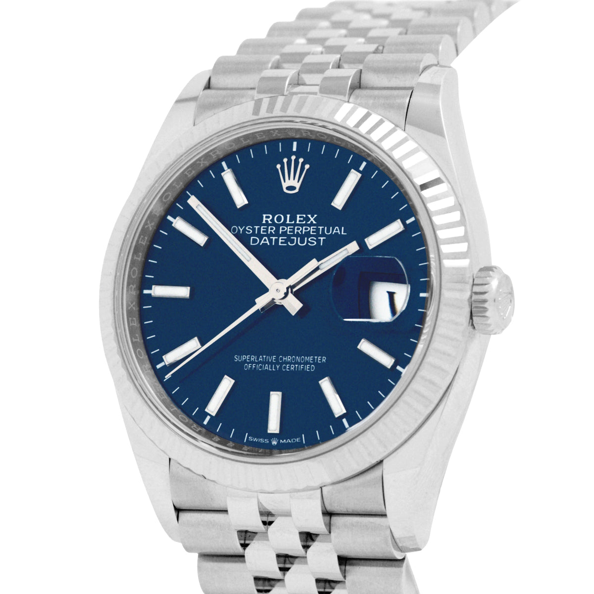 Datejust 36 126234 Blue Index Jubilee