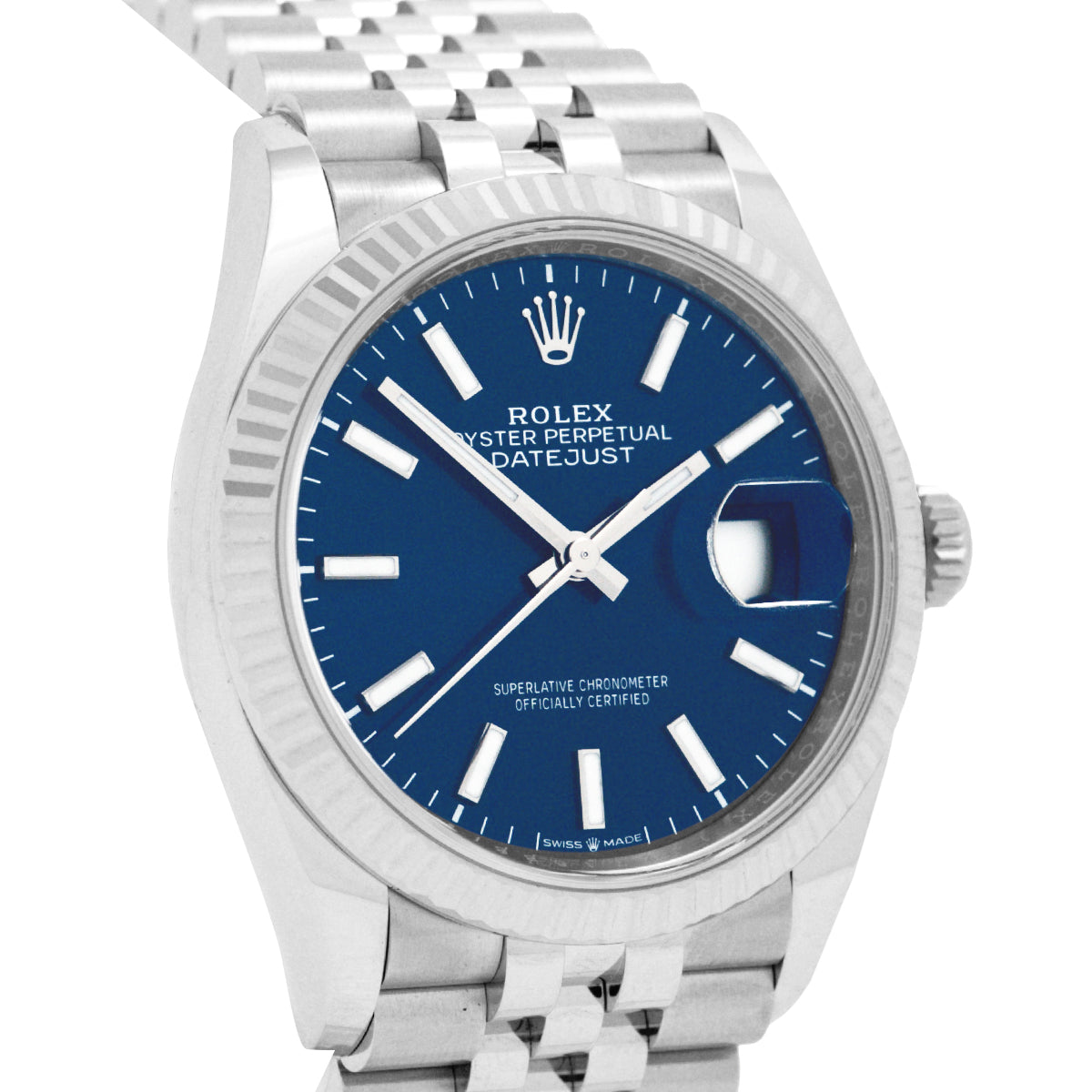 Datejust 36 126234 Blue Index Jubilee