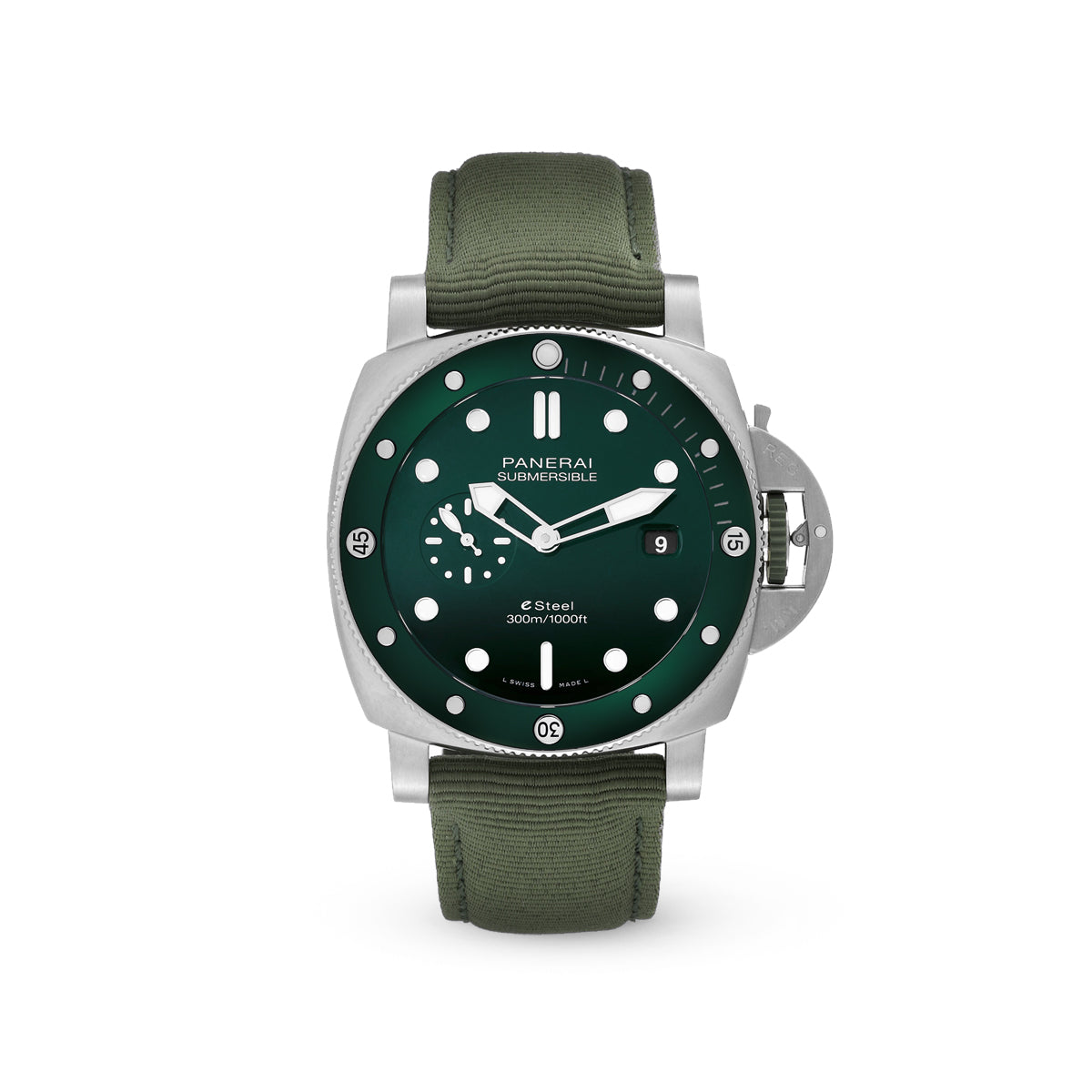 Jam Tangan Panerai Submersible 42mm Green Submersible