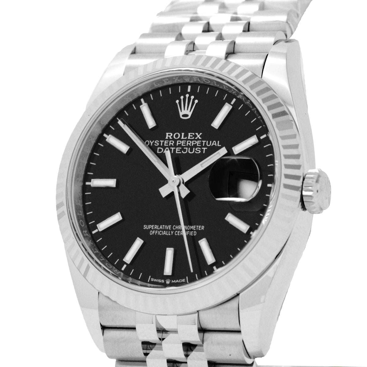 Datejust 36 126234 Black Index Jubilee