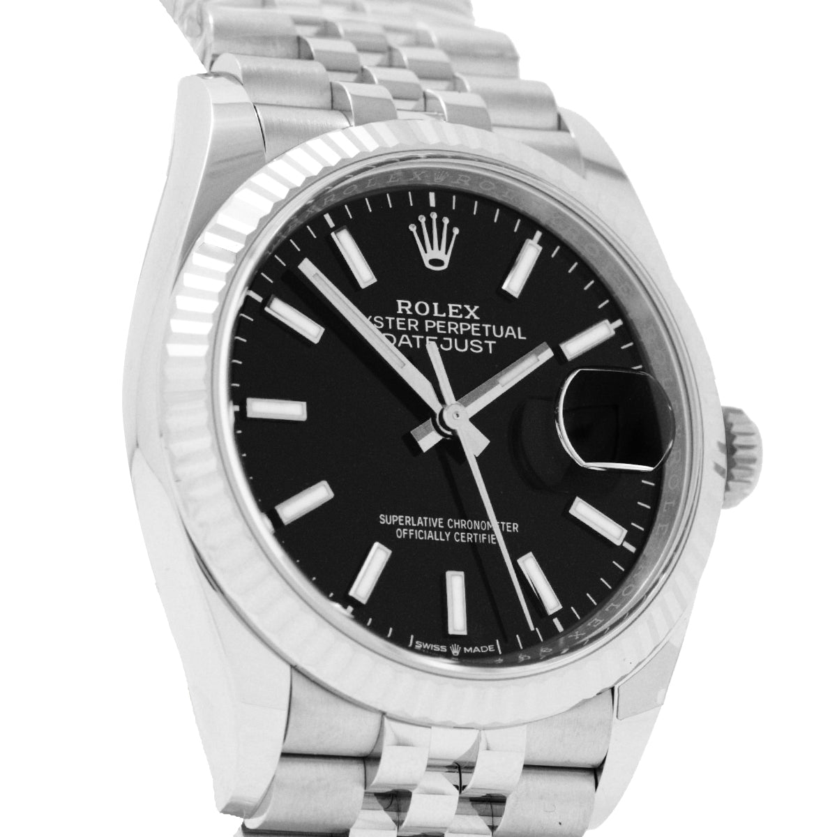 Datejust 36 126234 Black Index Jubilee