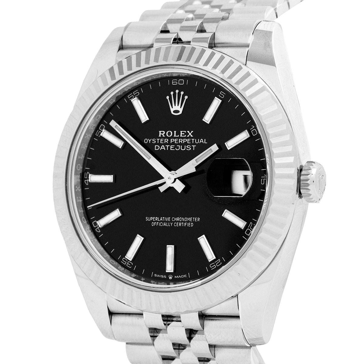 Datejust 41 126334 Black Index Jubilee